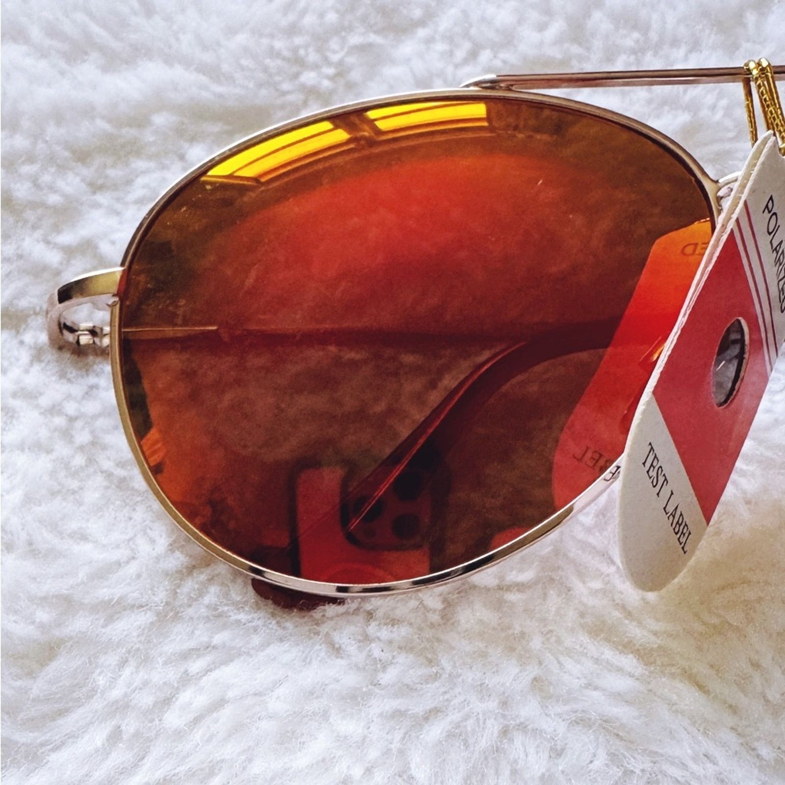 Other Felix Orange Polarized Mirrored Sunglasses Size ONE SIZE - 2 Thumbnail
