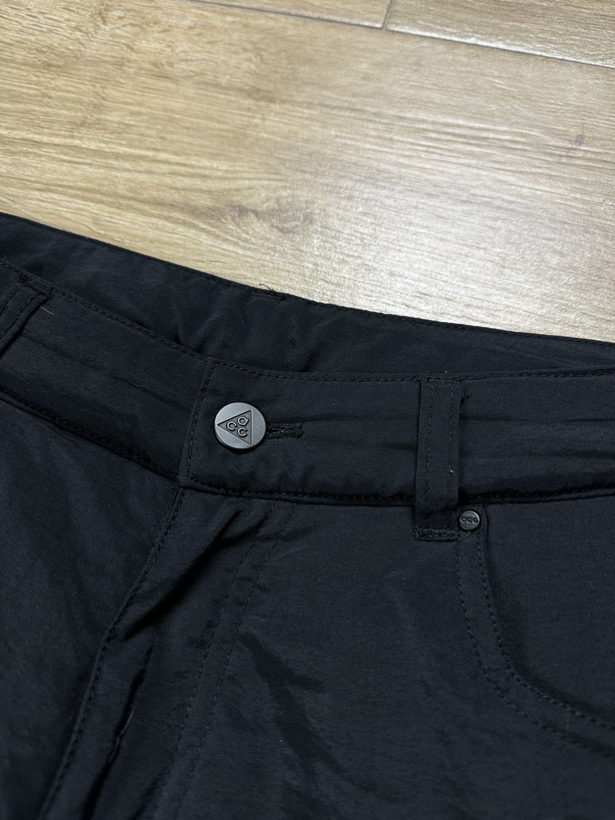 Nike × Nike ACG × Vintage Vintage Nike ACG Winter Fleece Black Pants Size 27" / US 4 / IT 40 - 6 Thumbnail