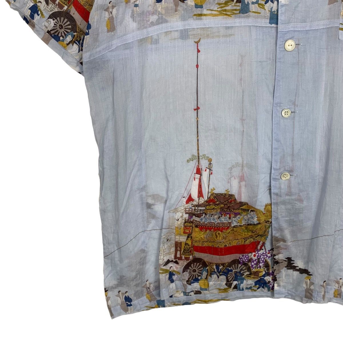Vintage ART JINN Cotton Shirt #0162-C8 Size US L / EU 52-54 / 3 - 4 Thumbnail