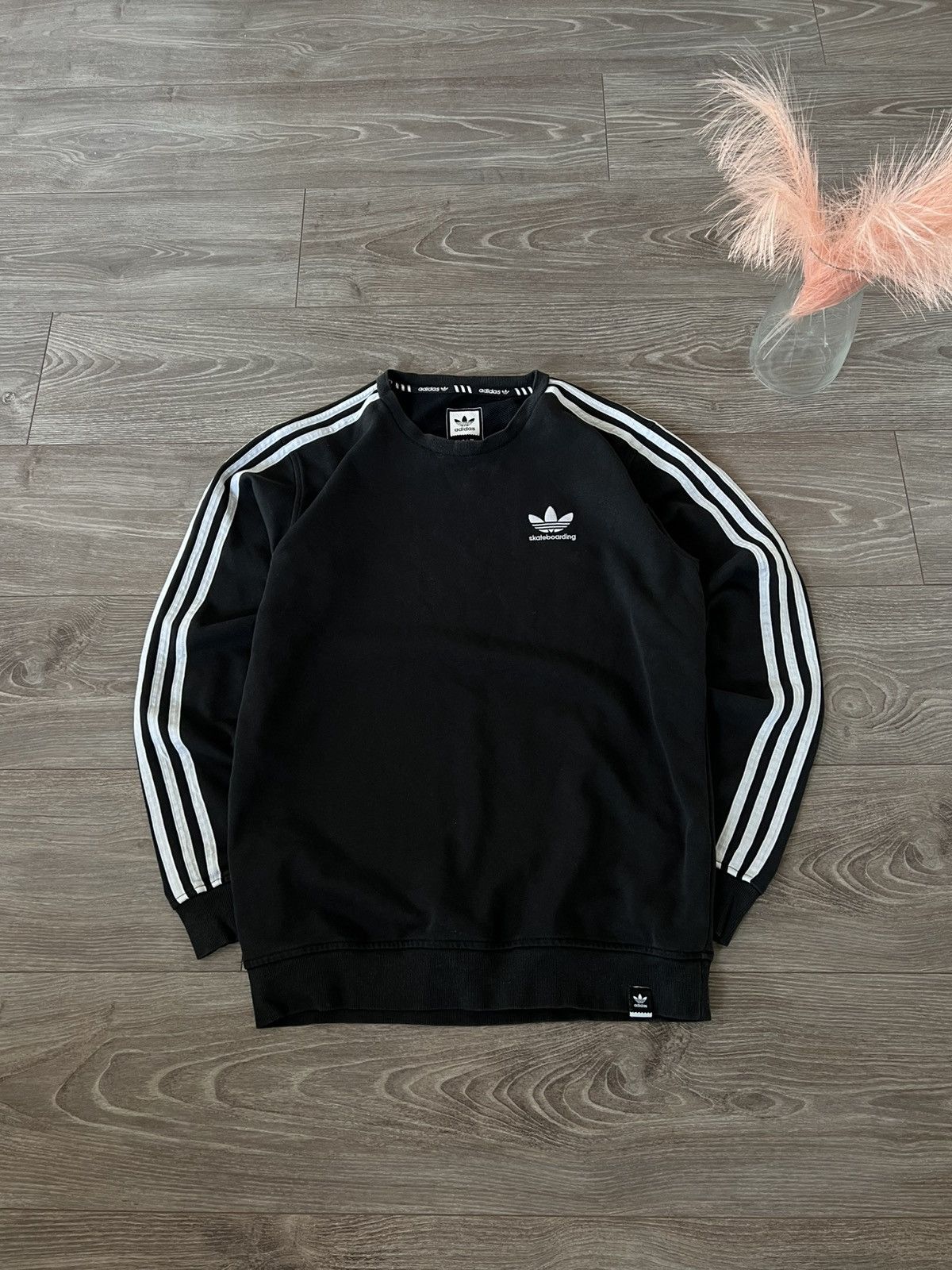 Adidas × Designer ‼️Vintage Adidas Skateboarding Knit Logo 3St Sweatshirt‼️ Size US S / EU 44-46 / 1 - 7 Thumbnail
