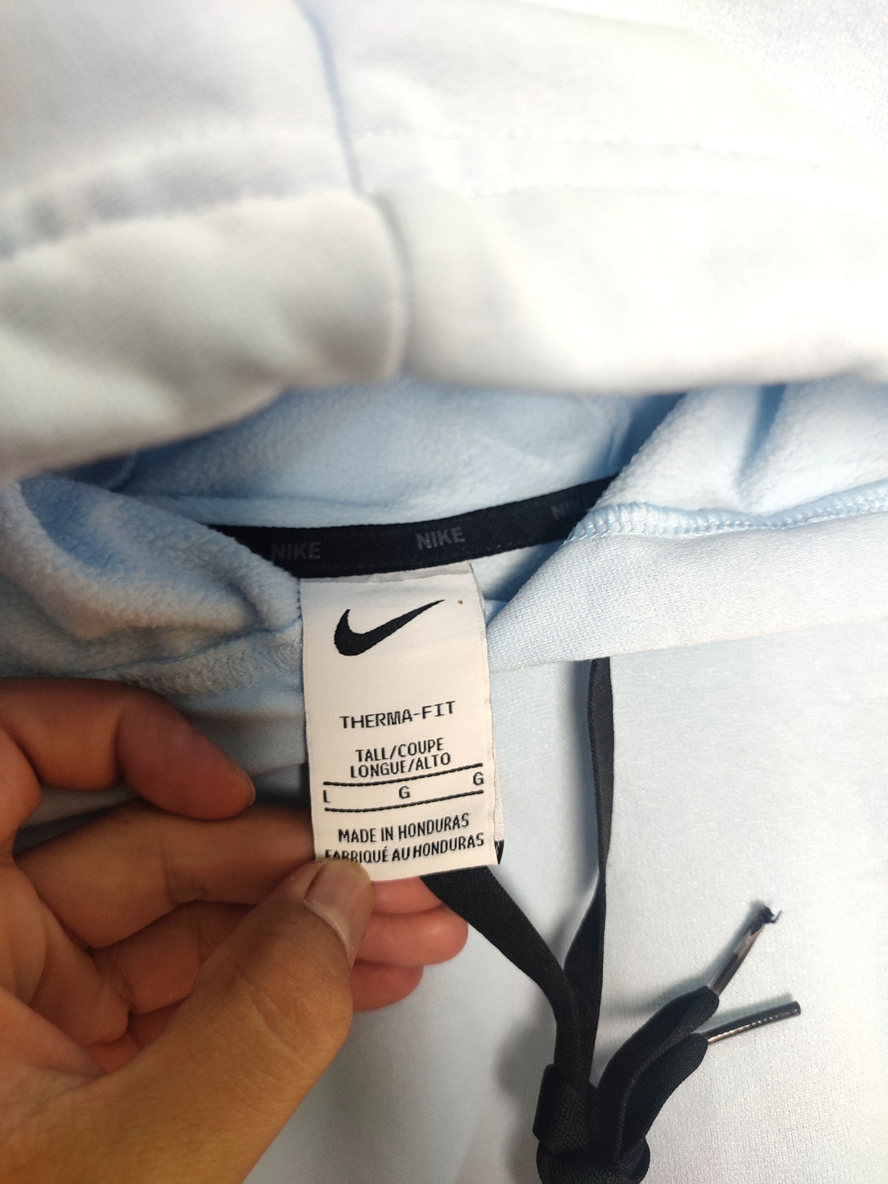 Nike Nike Therma-FIT Hoodies Light Blue Size US L / EU 52-54 / 3 - 7 Thumbnail