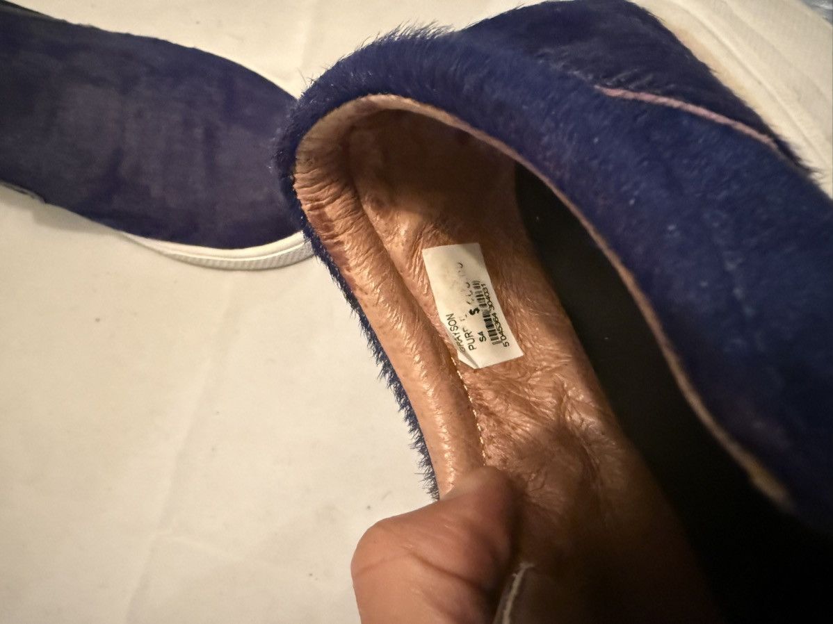 Kurt Geiger Kurt Geiger London Navy Blue Calf Hair slip-on Sneaker sz8 Size US 8 / EU 41 - 6 Thumbnail
