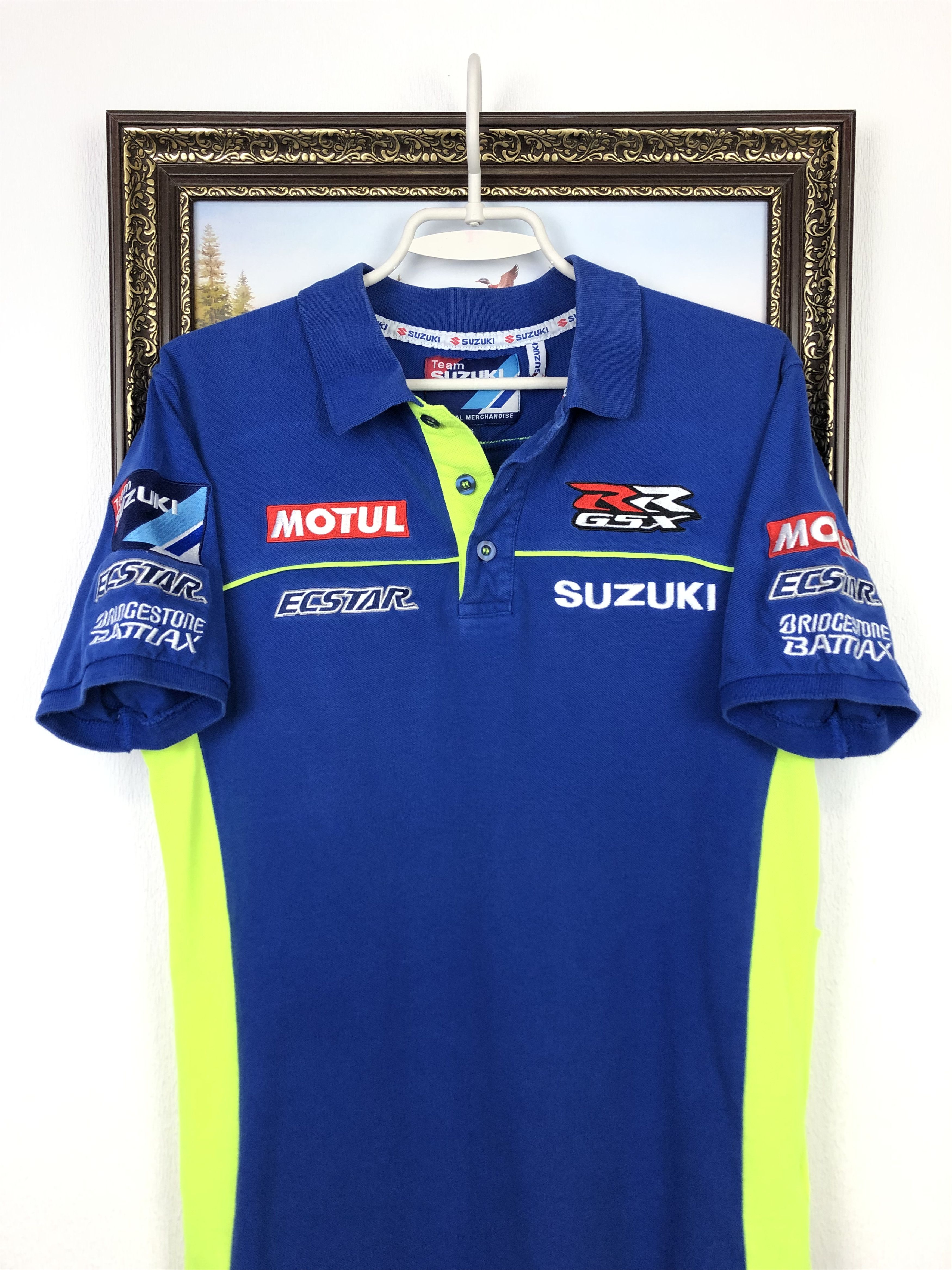 Vintage Suzuki Racing NASCAR Shirt Jersey Ferrari Marlboro Tee Size US S / EU 44-46 / 1 - 1 Thumbnail