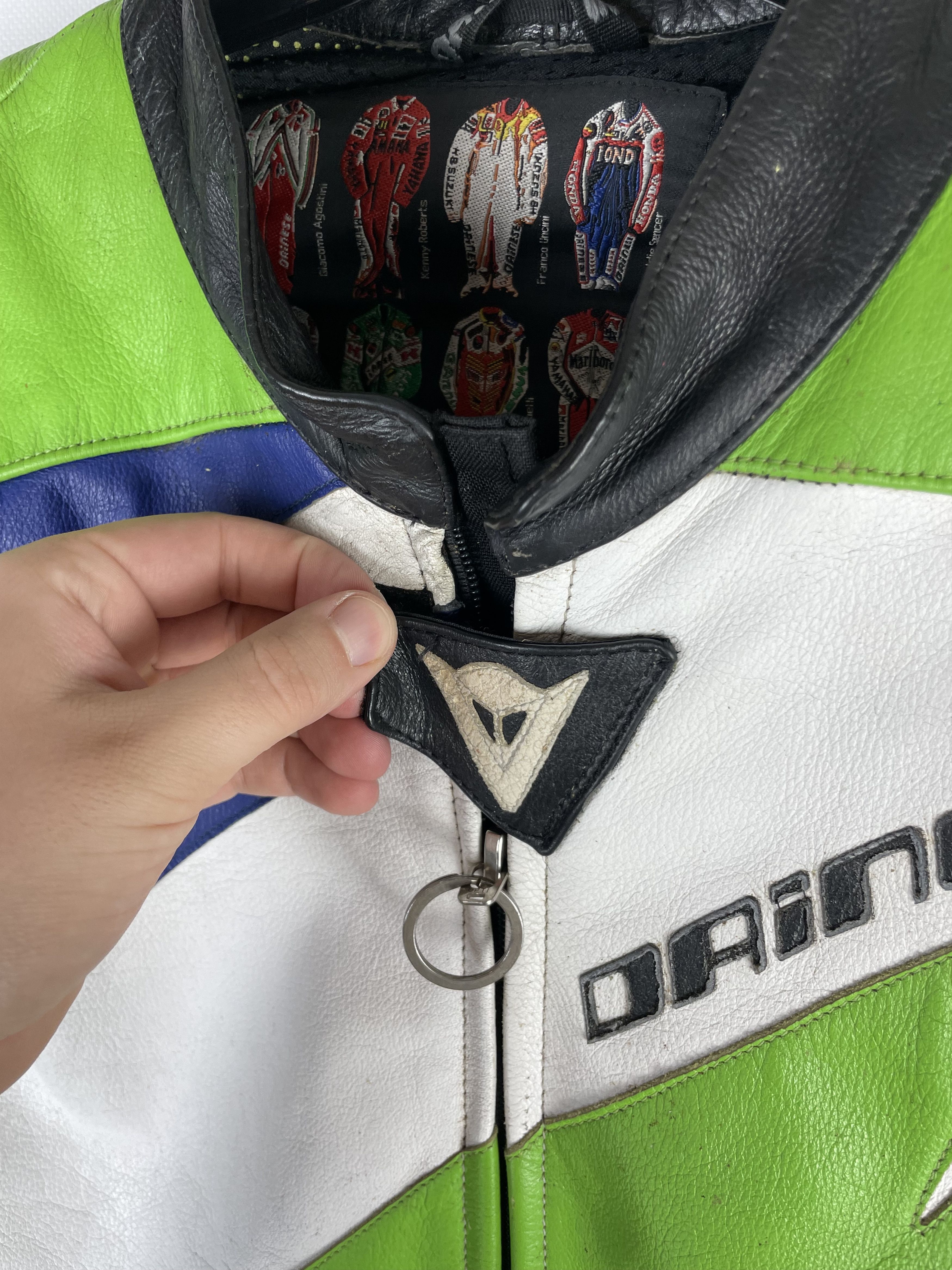 Dainese VINTAGE DAINESE LEATHER JACKET MOTO BIKE RACING Size US M / EU 48-50 / 2 - 7 Thumbnail