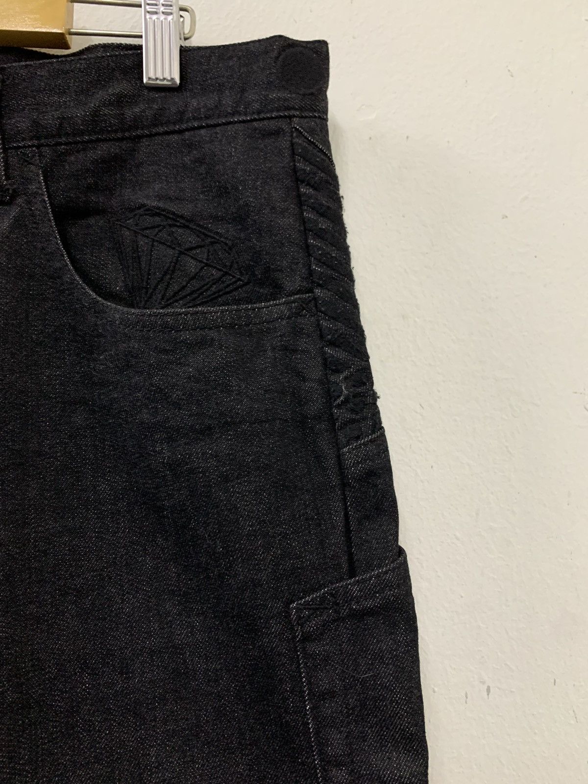 Japanese Brand Irie by Irielife denim Jorts 3 Quarter Black On Black Denim Size US 34 / EU 50 - 4 Thumbnail