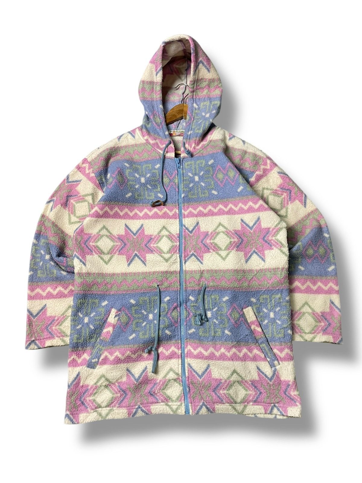 C.P Fleece Sports Abstract Pattern Hoodies (66)