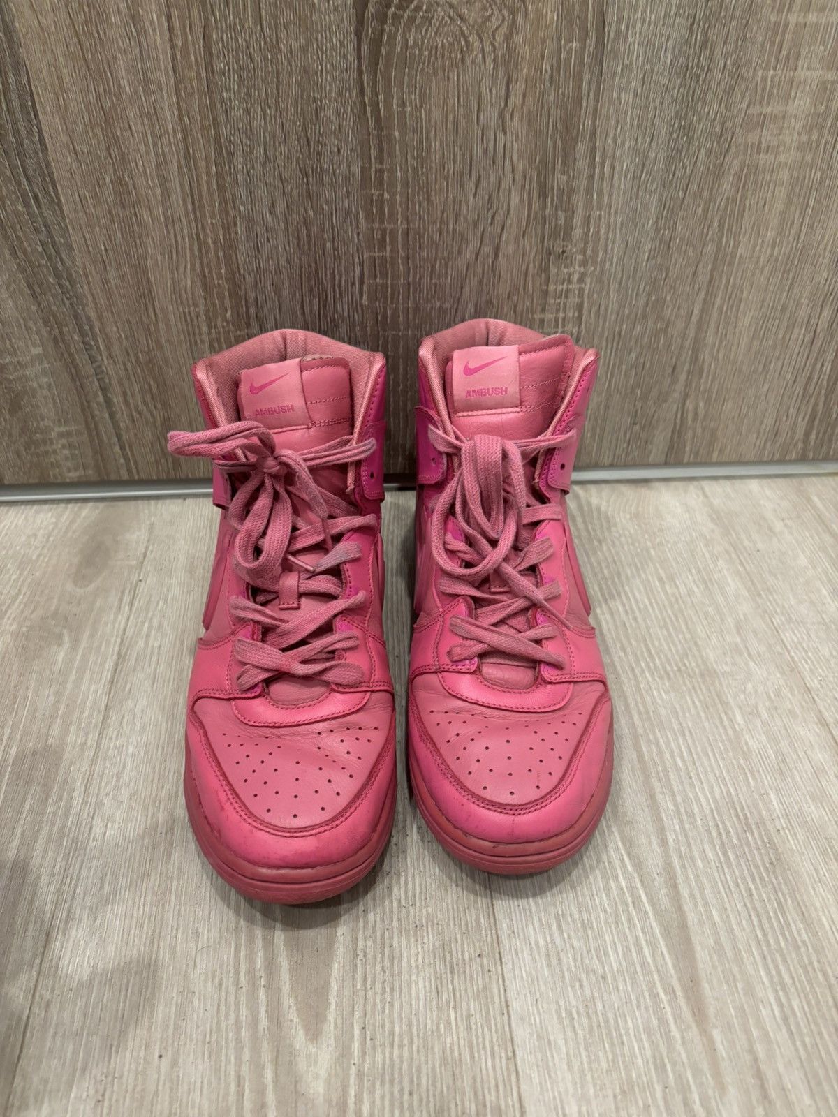 Ambush Design × Nike Nike Dunk High AMBUSH Active Fuchsia Size US 11 / EU 44 - 4 Thumbnail