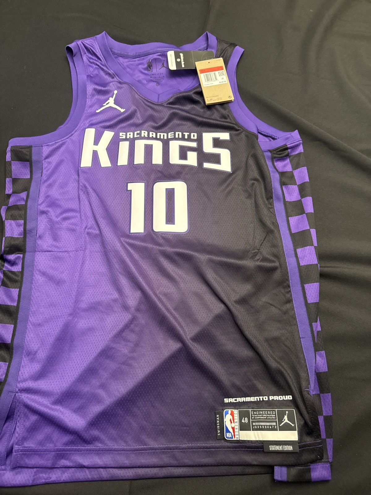 Jordan Brand New jordan jersey Kings Sabonis Size US M / EU 48-50 / 2 - 1 Thumbnail