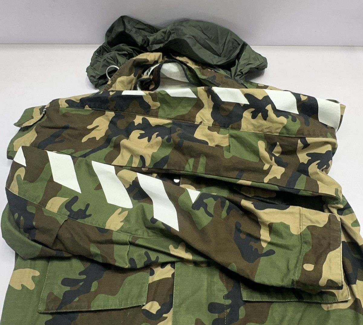 Off-White Off-White camouflage field jacket Size US S / EU 44-46 / 1 - 6 Thumbnail