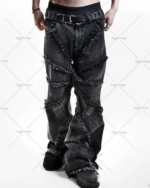 Japanese Brand × Vintage Y2k Retro Oversized Punk Retro Hip Hop Jeans Size US 28 / EU 44 - 4 Thumbnail