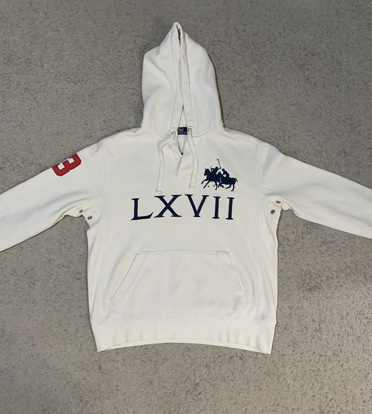 Polo Ralph Lauren Polo Ralph Lauren LXVII Hoodie Size US M / EU 48-50 / 2 - 1 Thumbnail