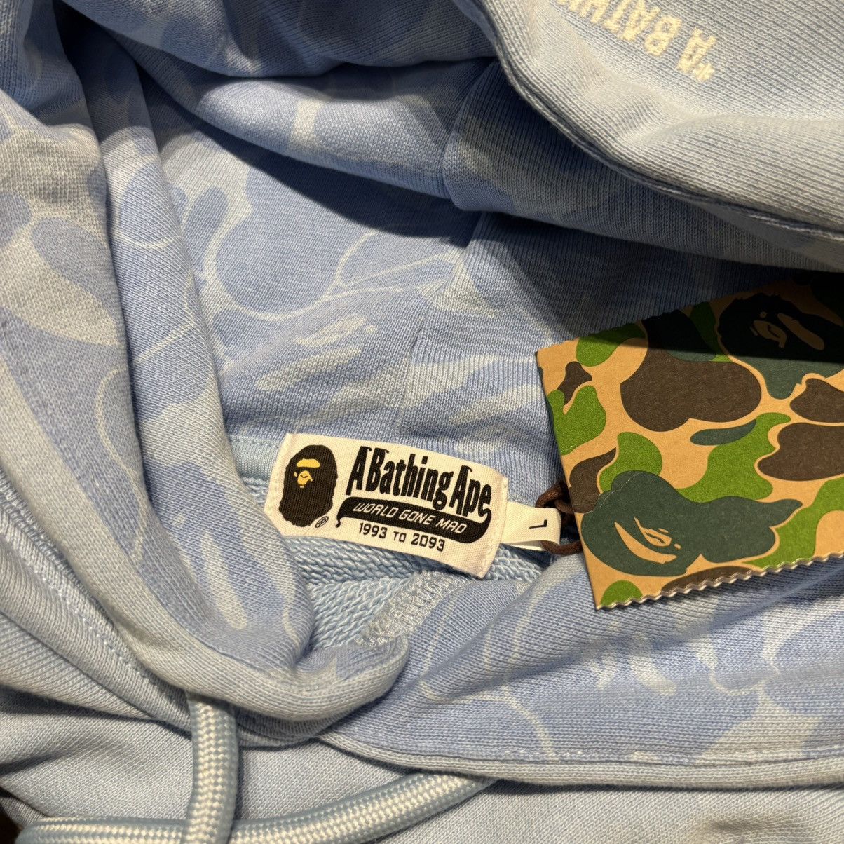 Bape Bape One Point Relaxed Pullover Hoodie Size US L / EU 52-54 / 3 - 6 Thumbnail