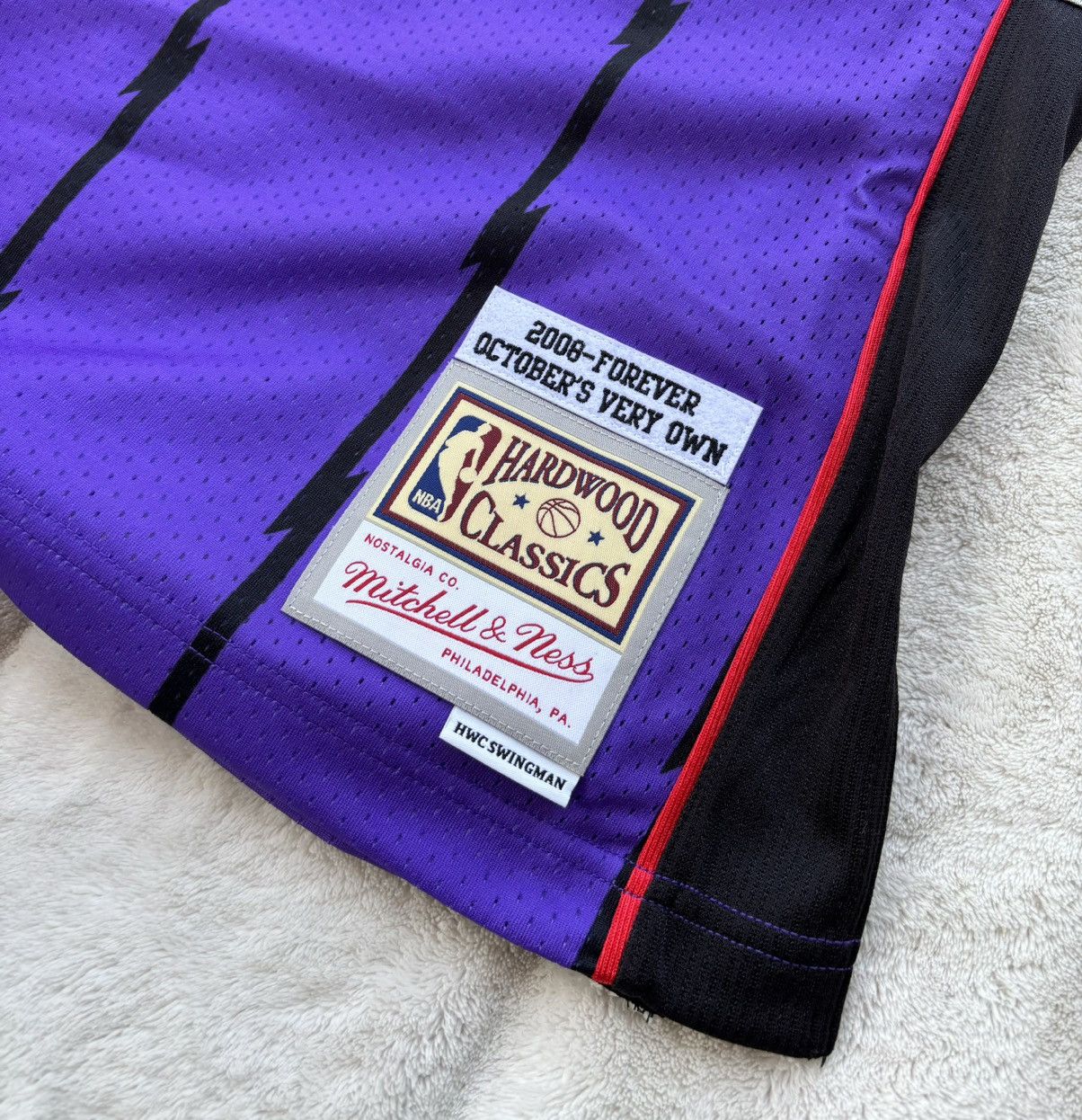 October's Very Own OVO x Mitchell & Ness x Raptors Jersey - Rare! Size US XL / EU 56 / 4 - 3 Thumbnail