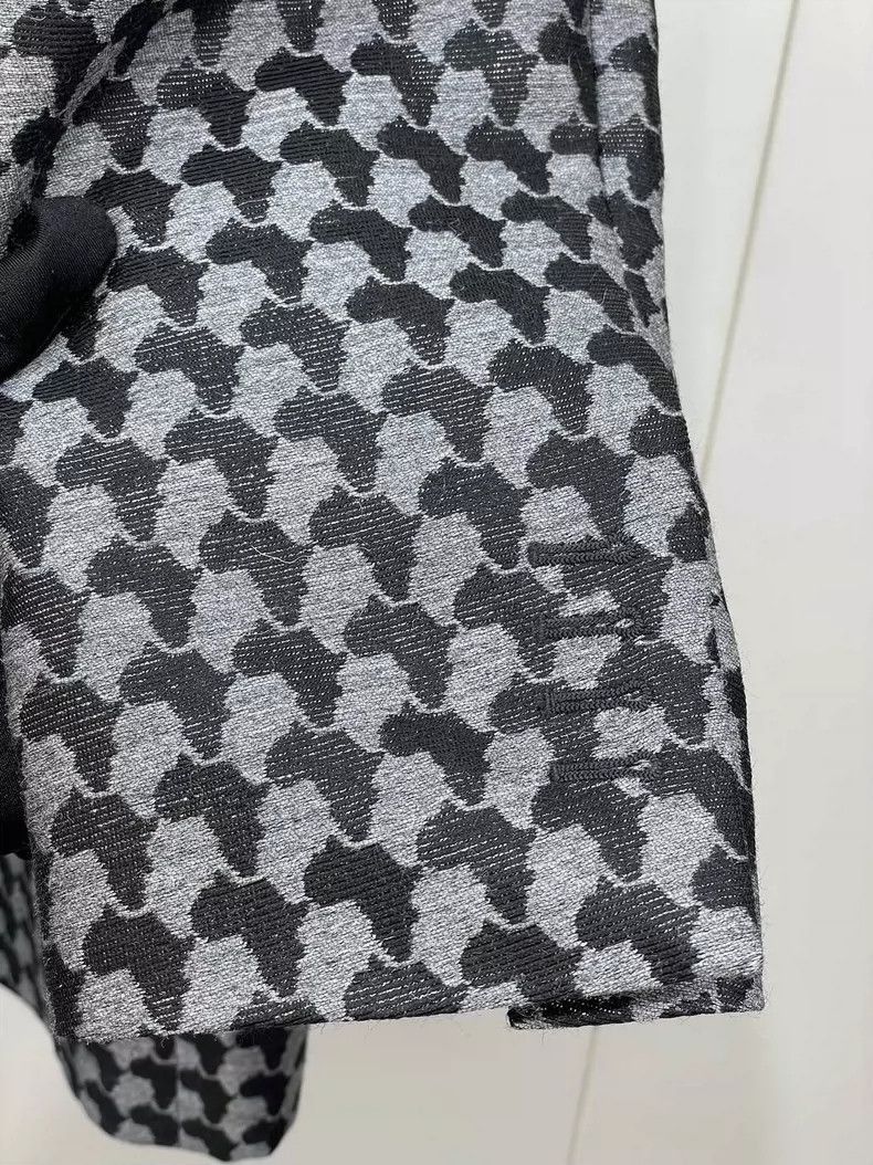 Louis Vuitton LV Black Gray Blazer Suit Jacket -2505 Size M / US 6-8 / IT 42-44 - 3 Thumbnail