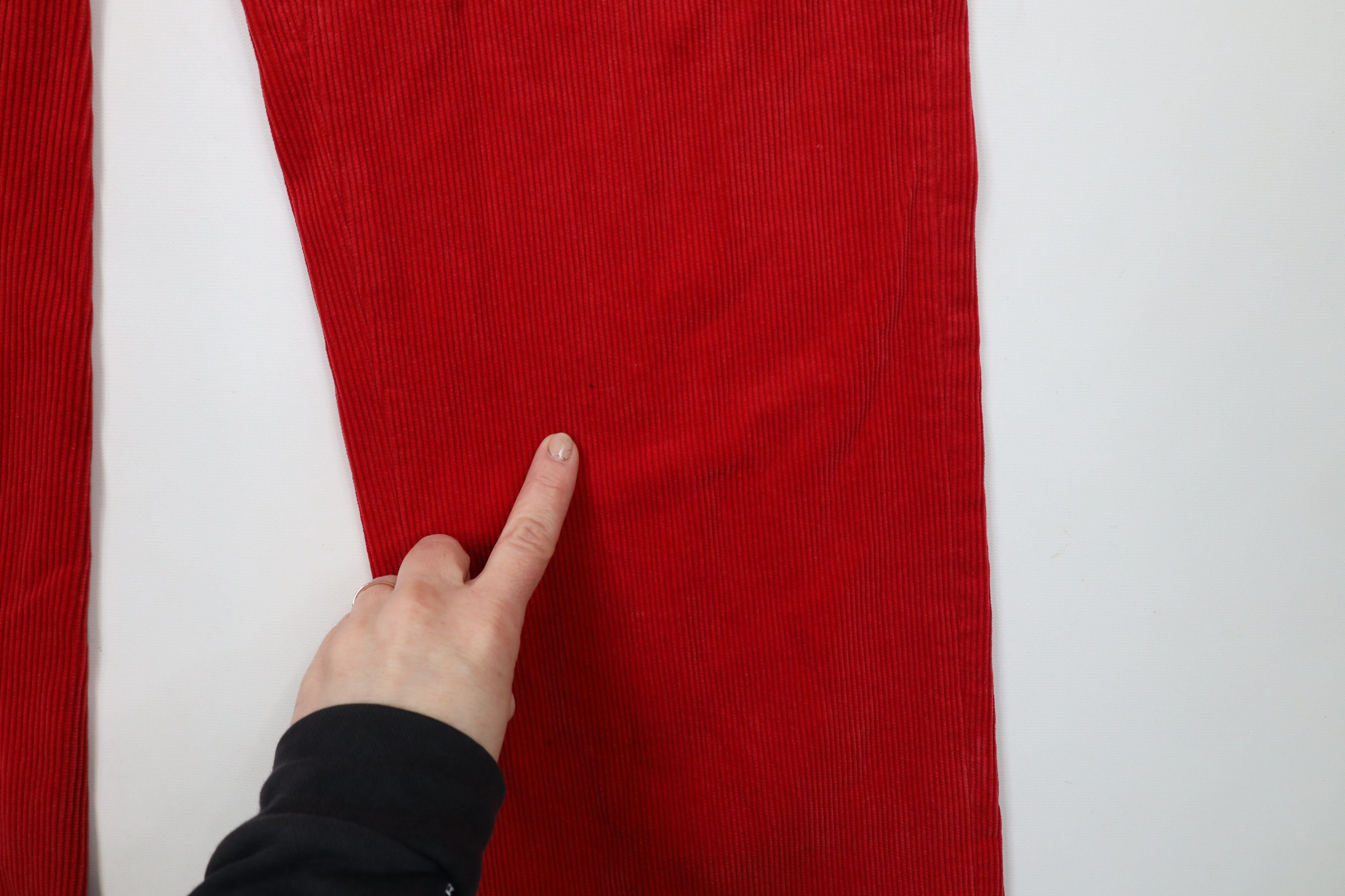 Ralph Lauren × Vintage Vintage 90s Ralph Lauren Wide Leg Corduroy Chino Pants Red Size US 36 / EU 52 - 6 Thumbnail