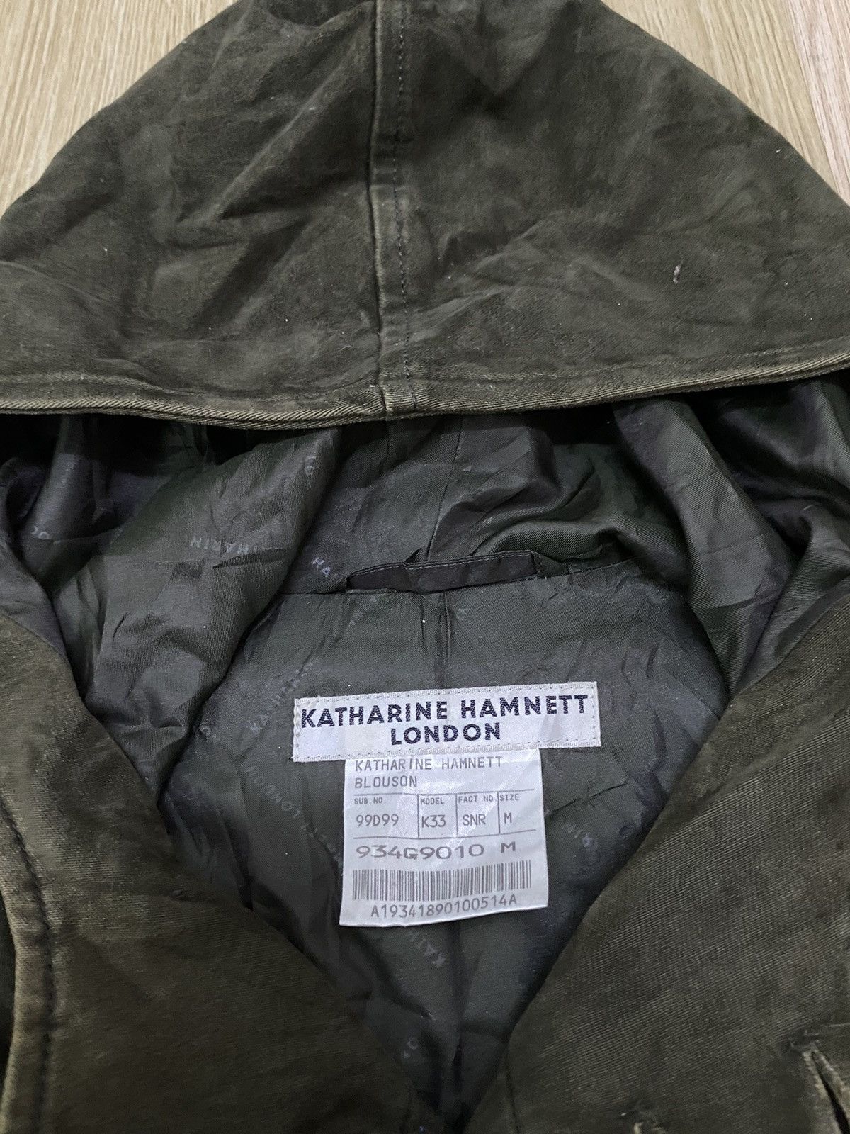 Japanese Brand × Katharine Hamnett London × Vintage Vintage rare Katharine Hamnett Parachute Blouson jacket Size US M / EU 48-50 / 2 - 6 Thumbnail