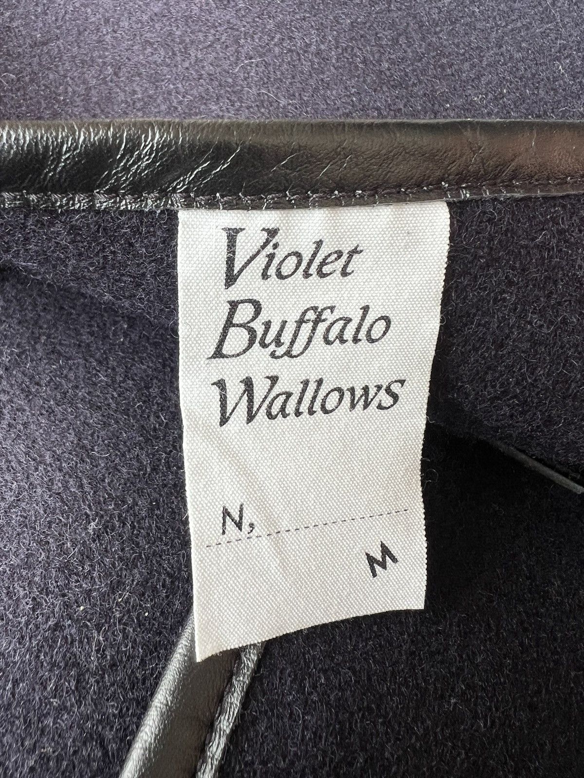 Freewheelers Violet Buffalo Wallows Wool Cowhide Leather Trim USN Vest Size US M / EU 48-50 / 2 - 17 Thumbnail