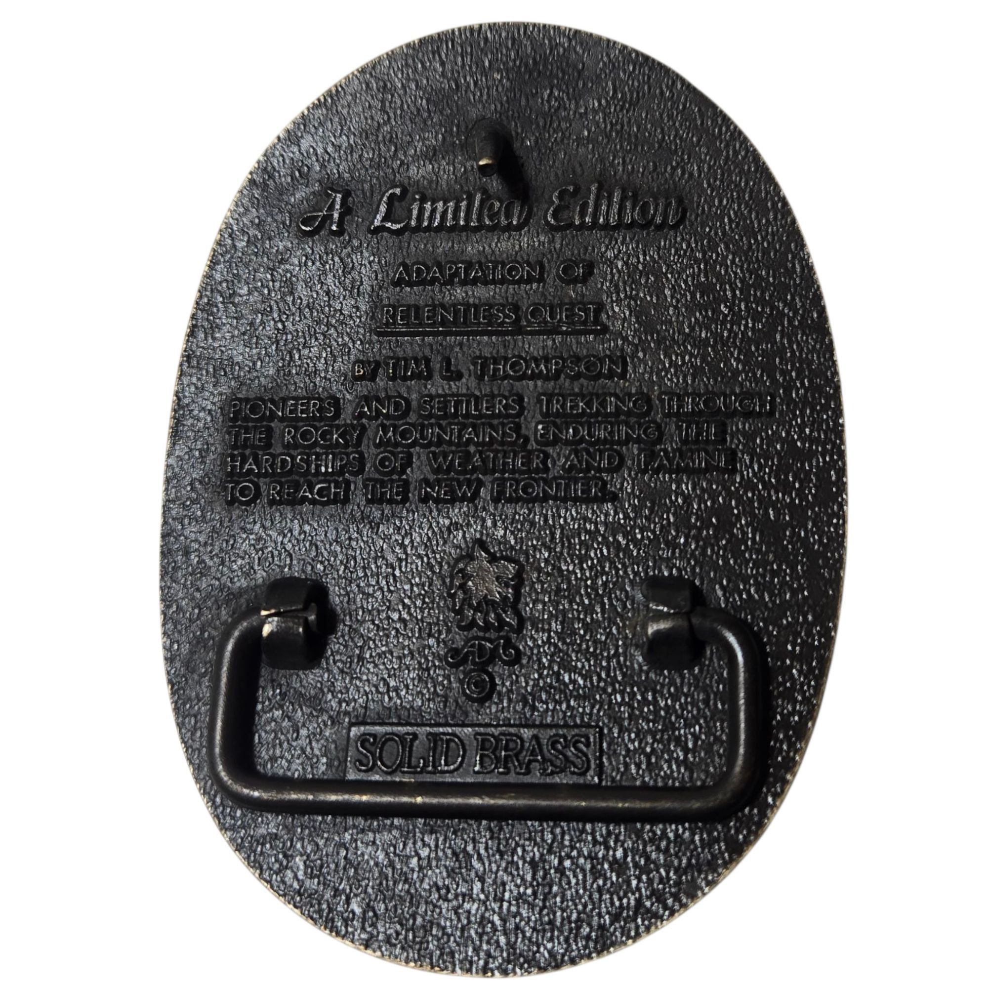 Other Relentless Quest Belt Buckle Tim Thompson Art Western Wear C Size ONE SIZE - 2 Thumbnail