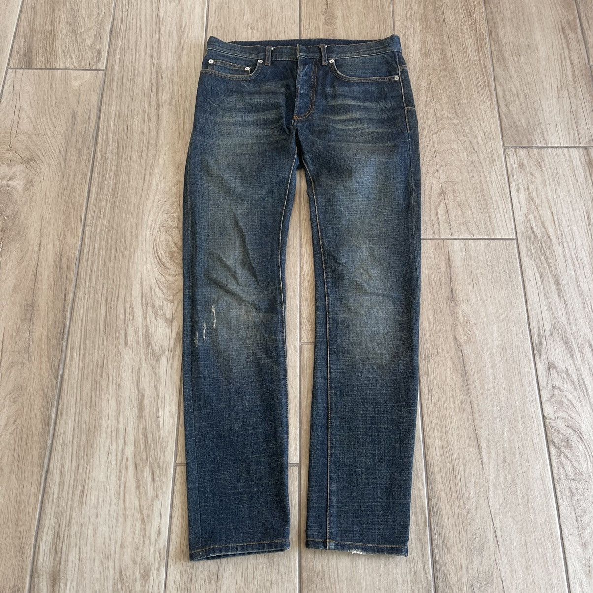 Homme SS2011 KVA Clawmark Blue Washed Jake Denim Jeans