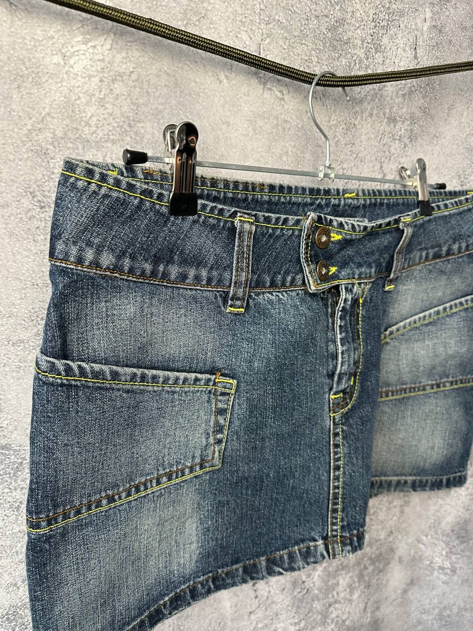 Vintage × Von Dutch Von Dutch Denim Mini Skirt Vintage Made in USA Size 32" / US 10 / IT 46 - 5 Thumbnail