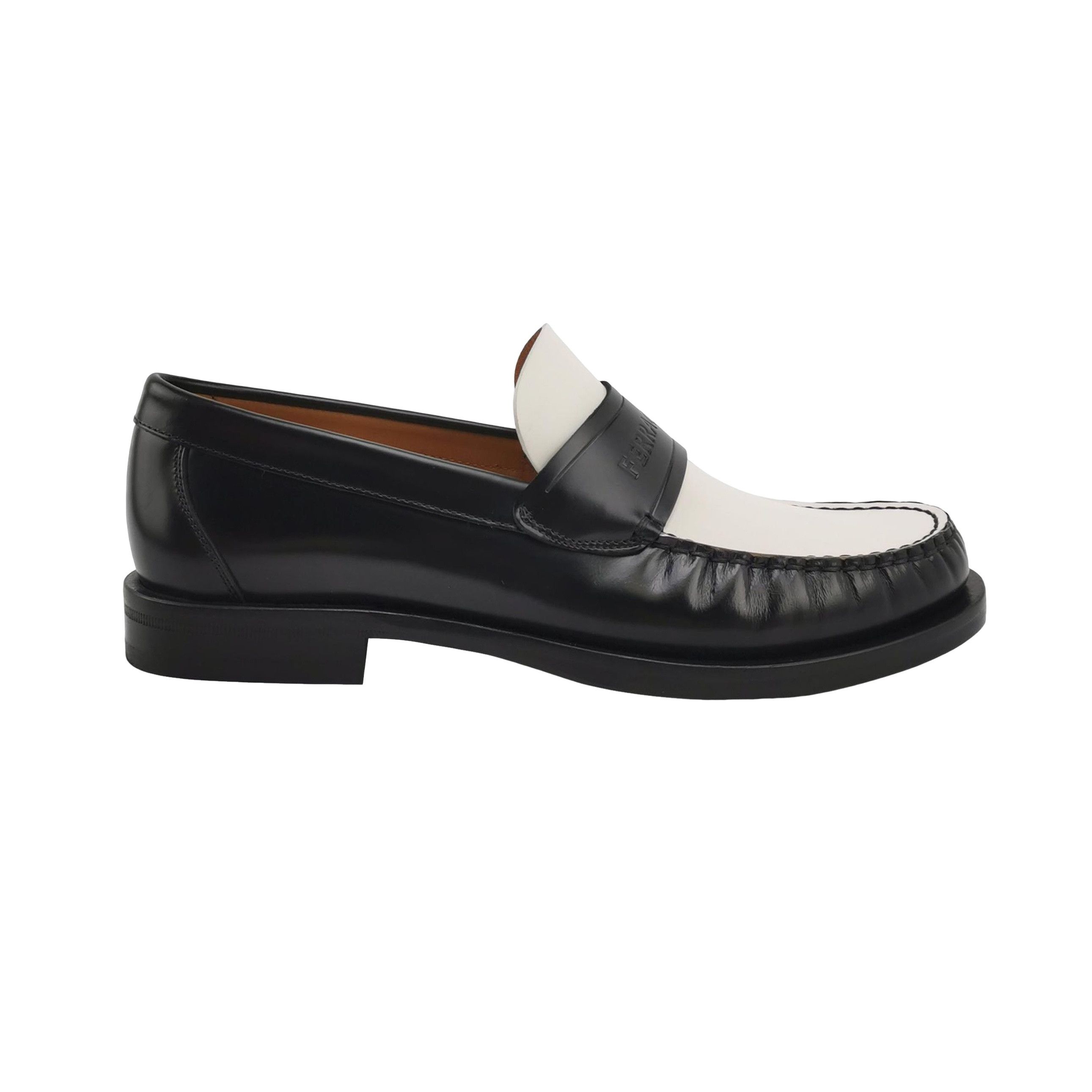 Salvatore Ferragamo Salvatore Ferragamo Bi-Color Leather Loafers Size 6 Size US 7 / EU 40 - 1 Thumbnail