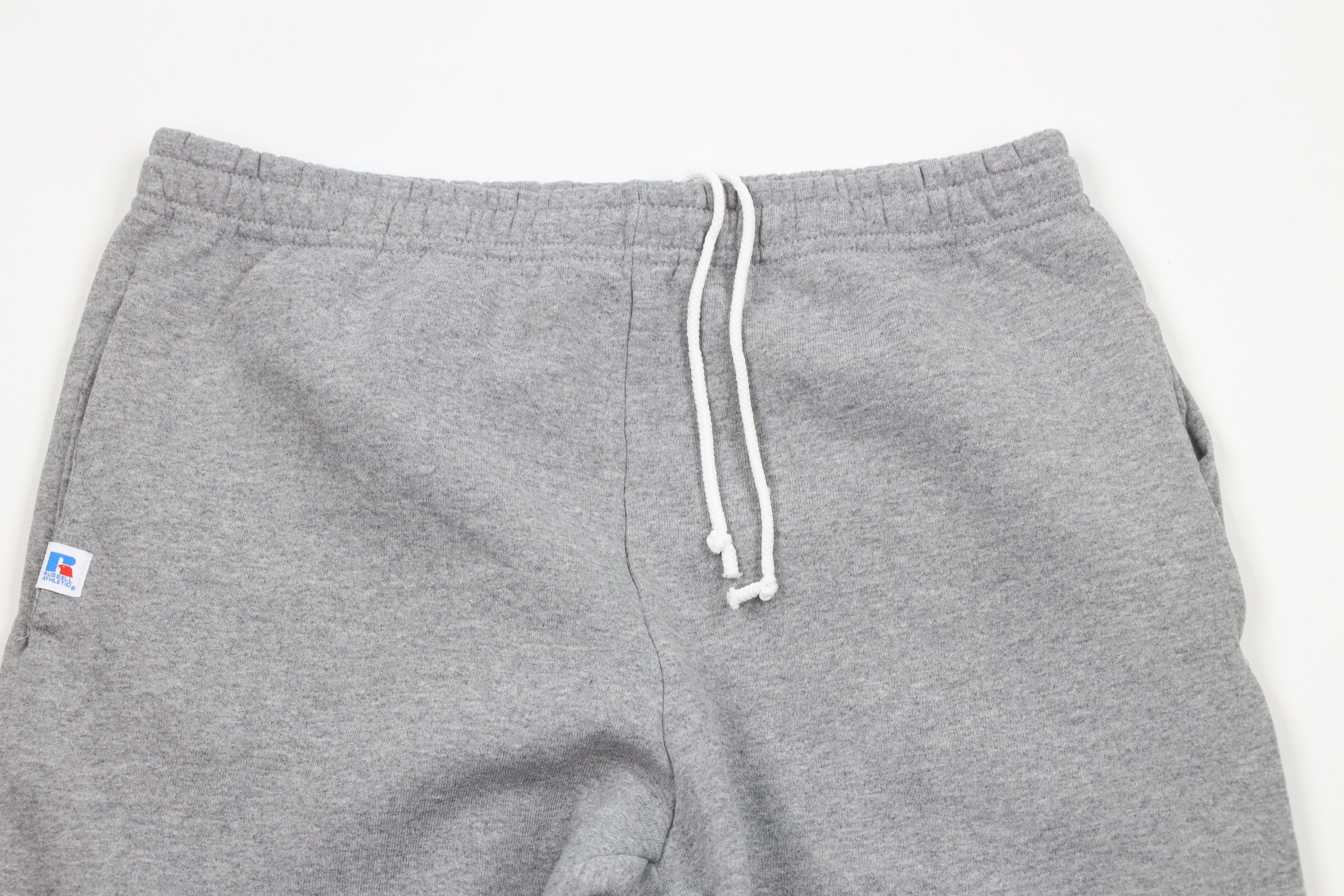 Russell Athletic × Vintage Vintage 90s Russell Athletic Blank Sweatpants Joggers Gray Size US 36 / EU 52 - 2 Thumbnail