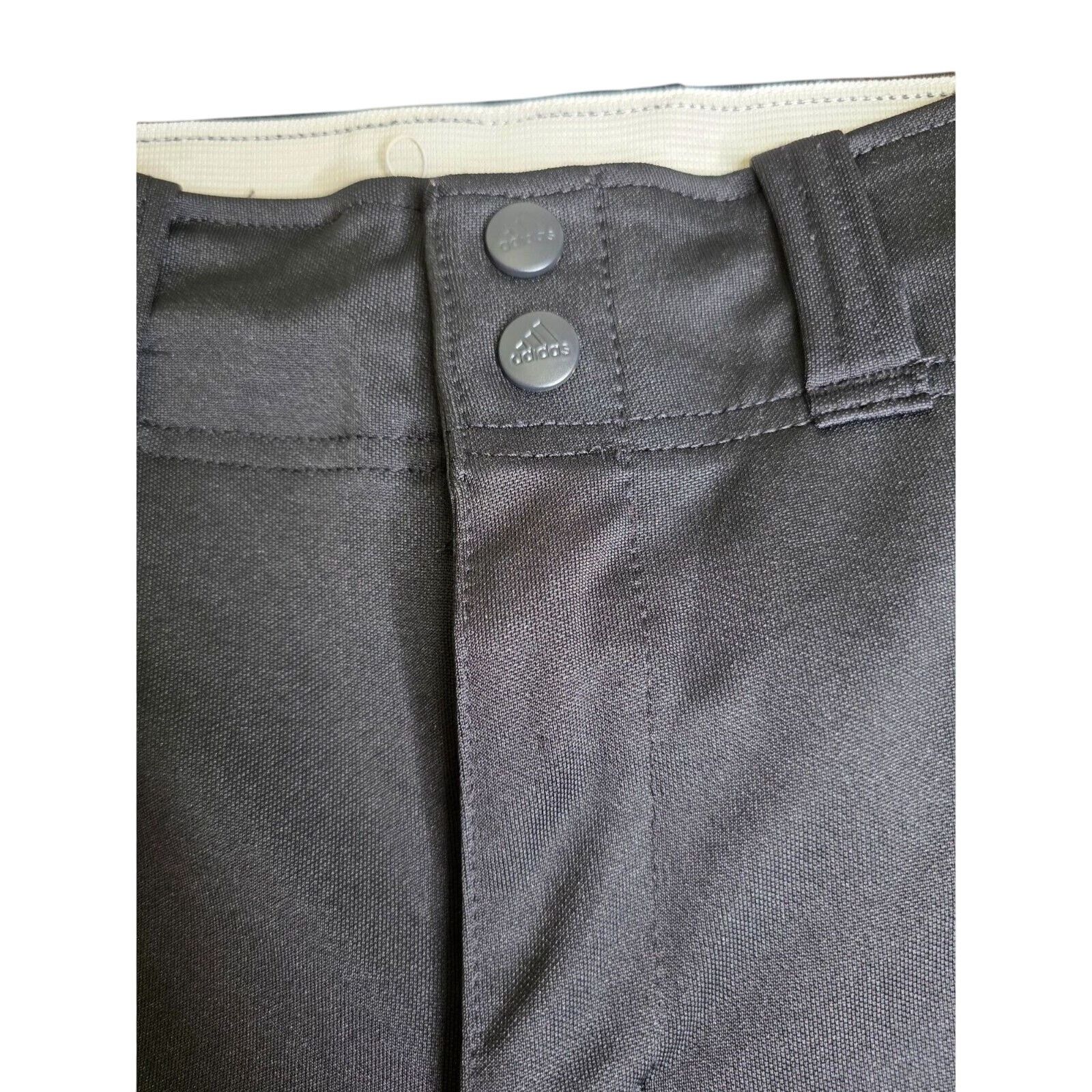 Adidas Adidas Baseball Pants Knickers Climalite Black Men's S Size US 27 - 6 Thumbnail