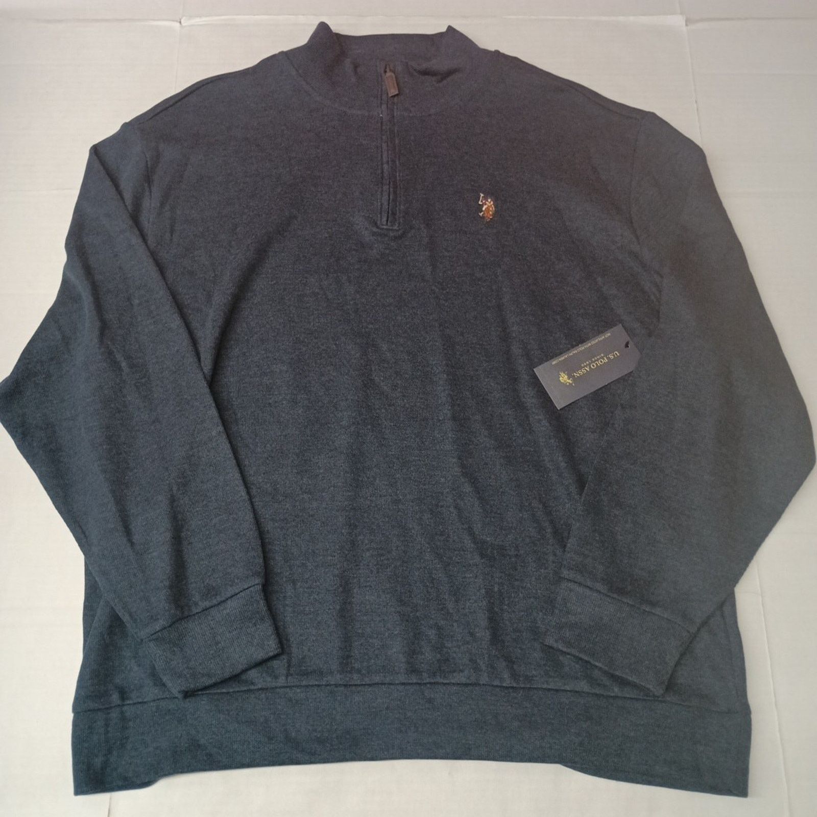 U.S. Polo Assn. U.S. Polo Assn. Sweater Men's Size 3XL Peacoat Heather Size US XXL / EU 58 / 5 - 1 Thumbnail