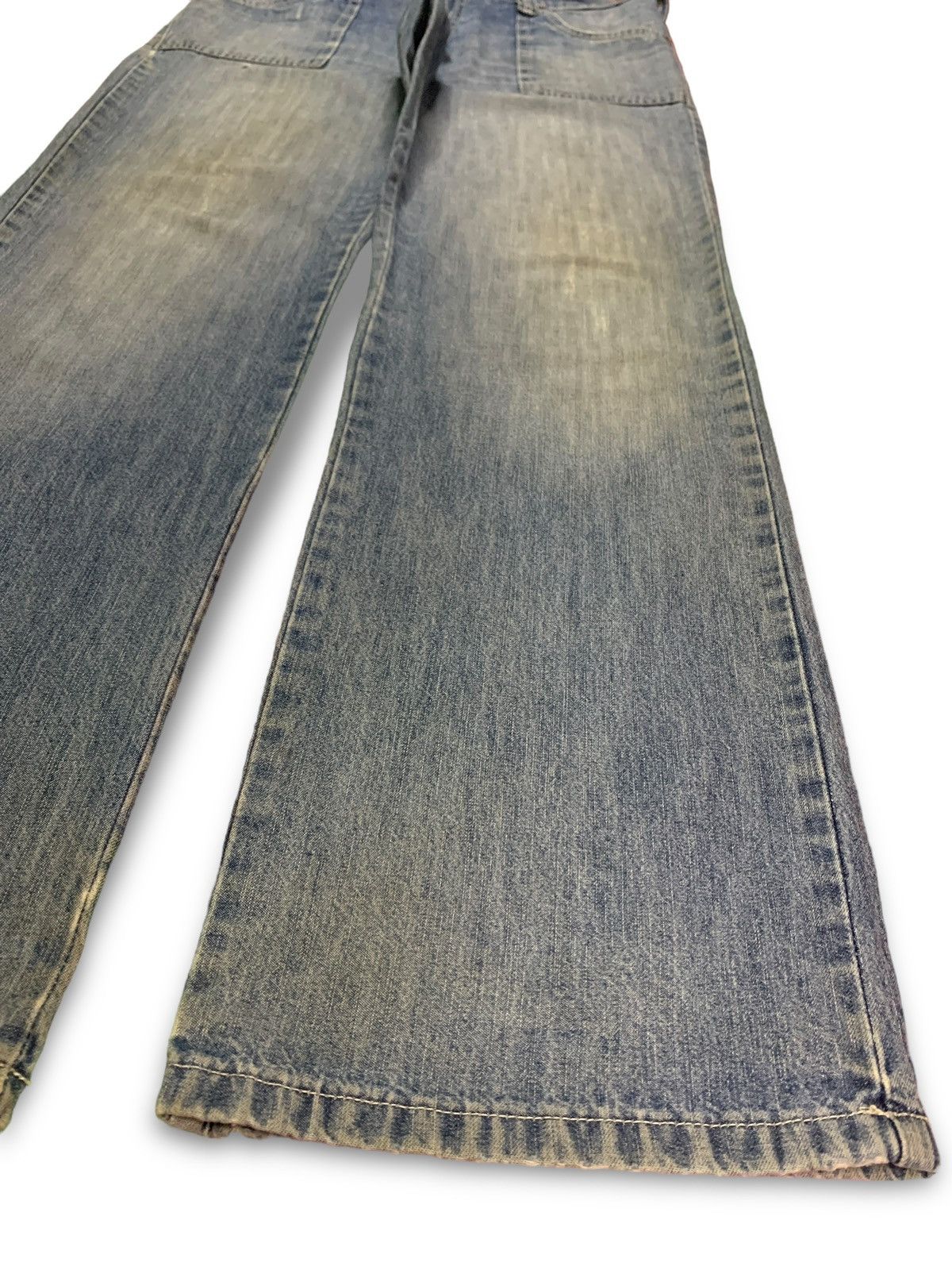 Japanese Brand Vintage Japanese Brand Faded Distressed Baggy Jeans Size US 34 / EU 50 - 7 Thumbnail
