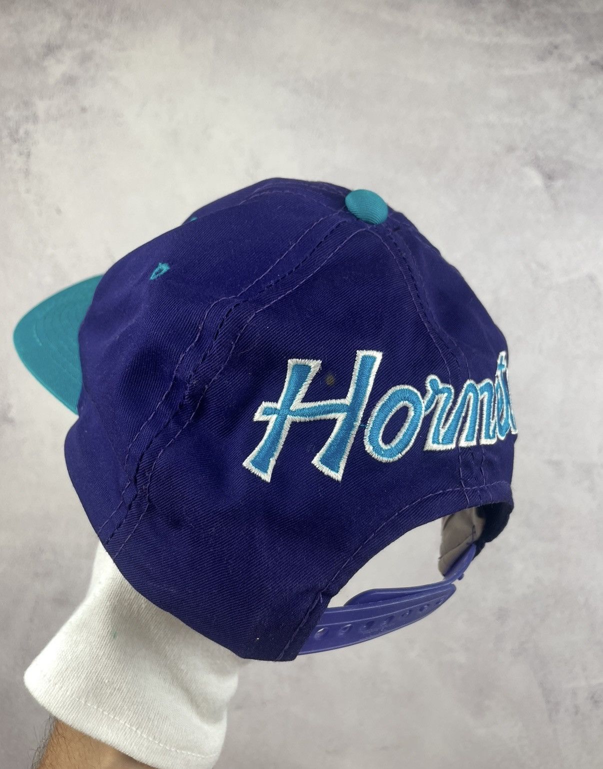 NBA Vintage Charlotte Hornets Hat Sports Specialties Script Size ONE SIZE - 7 Thumbnail