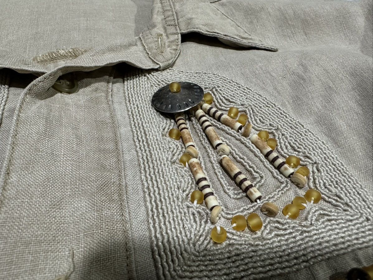 Japanese Brand 🔥Vintage Pia Sports Barvarian Shirt Beaded Embroidered Size US XL / EU 56 / 4 - 3 Thumbnail