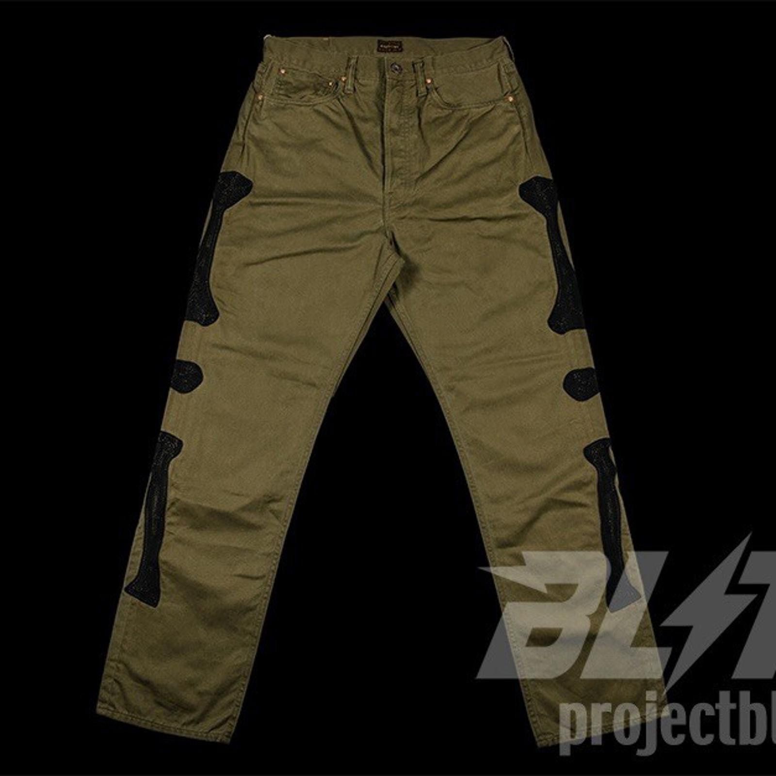 Kapital Kapital Chino Mexican Tuxedo 5P Okagilly Bones Pants 34 Size US 34 / EU 50 - 1 Thumbnail