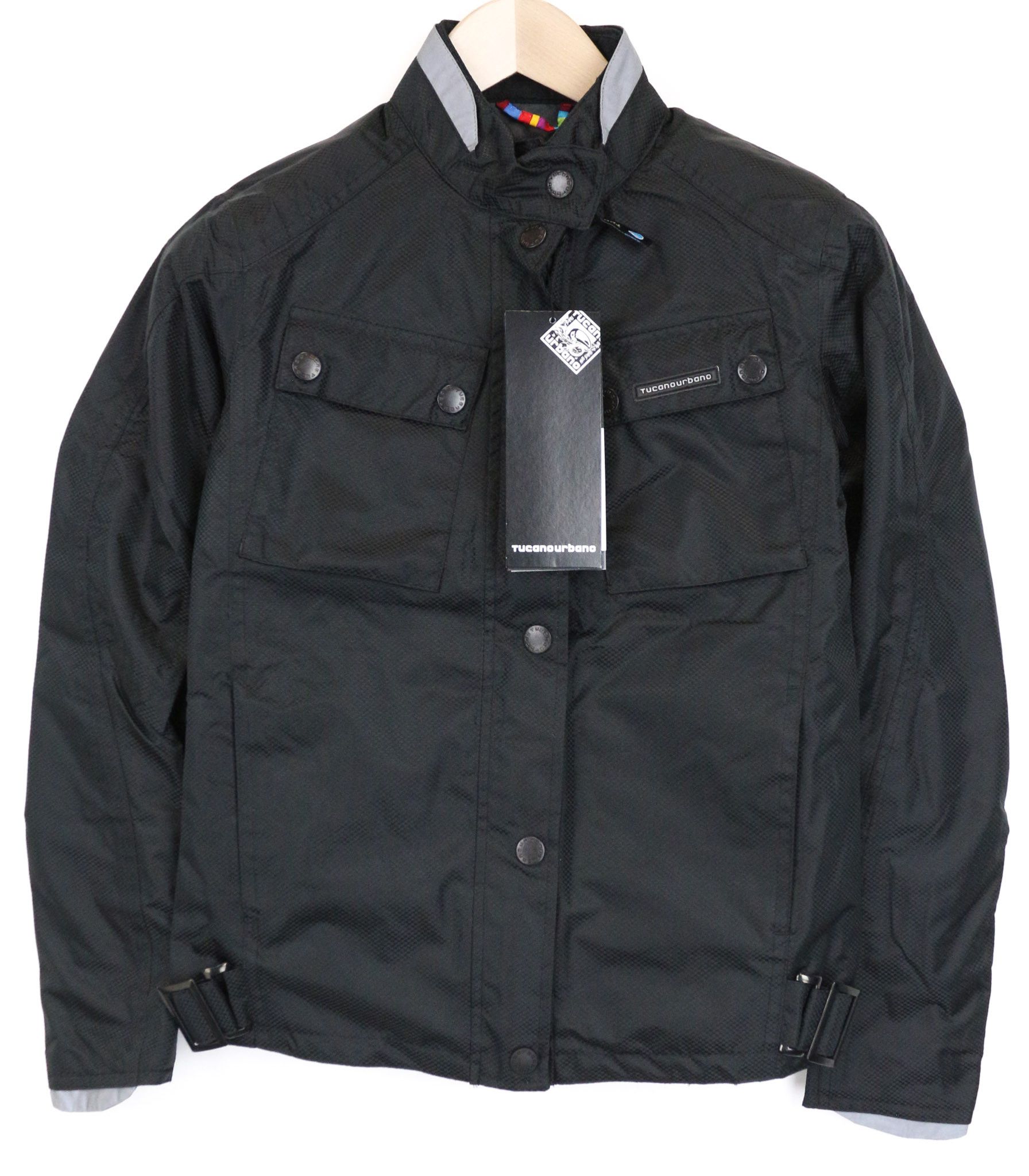 Other TINA IT38 Black Windproof Moto Jacket 75726 Size M / US 6-8 / IT 42-44 - 1 Thumbnail