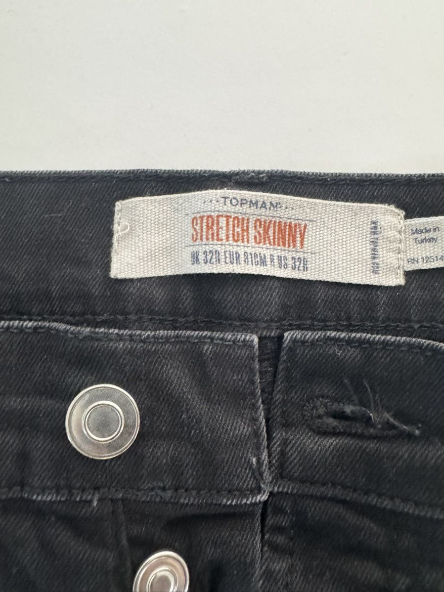 Topman Topman black Stretch Skinny Size US 28 / EU 44 - 2 Thumbnail
