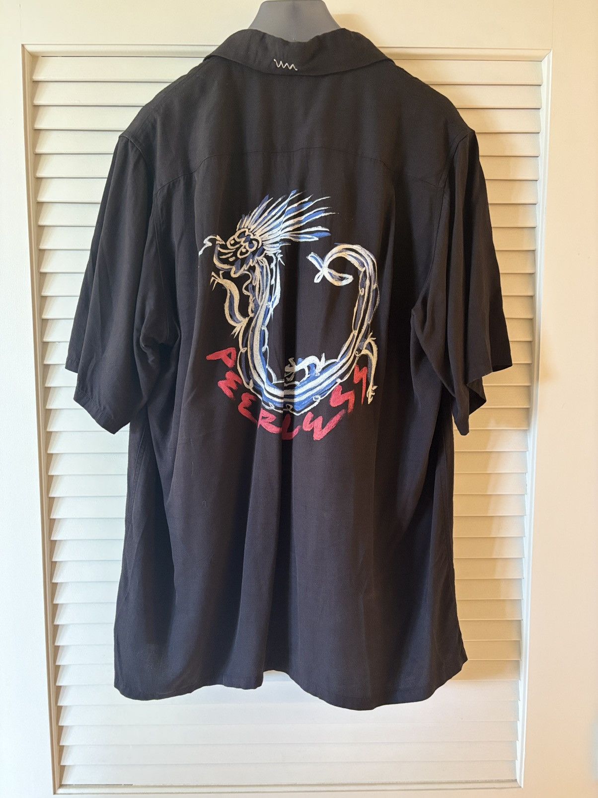 Visvim Visvim Hand Painted Gragon shirt Size US S / EU 44-46 / 1 - 2 Thumbnail