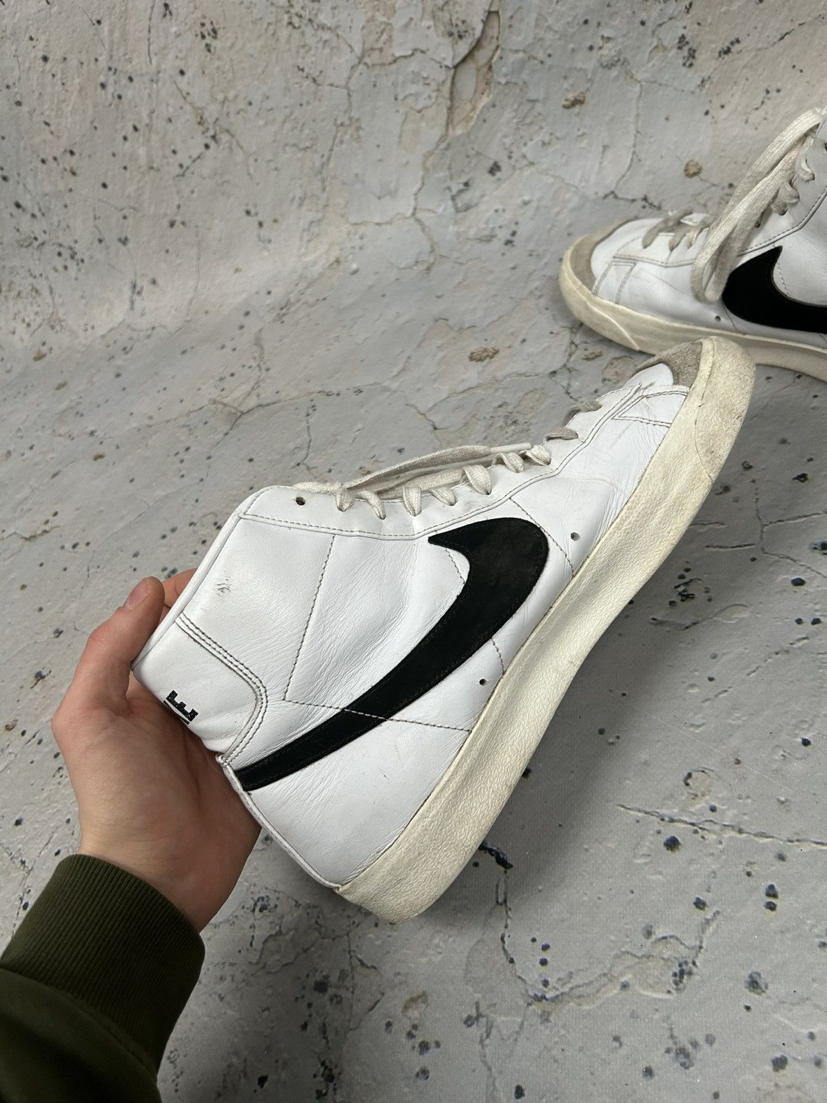 Nike Vintage Nike Blazer Hi Basketball Skateboarding Sneakers Size US 12.5 / EU 45-46 - 5 Thumbnail