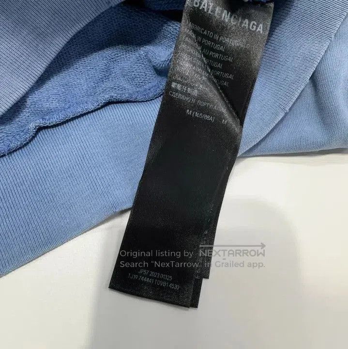 Balenciaga Balenciaga SS24 Distressed Logo Hoodie for All. Size US M / EU 48-50 / 2 - 2 Thumbnail