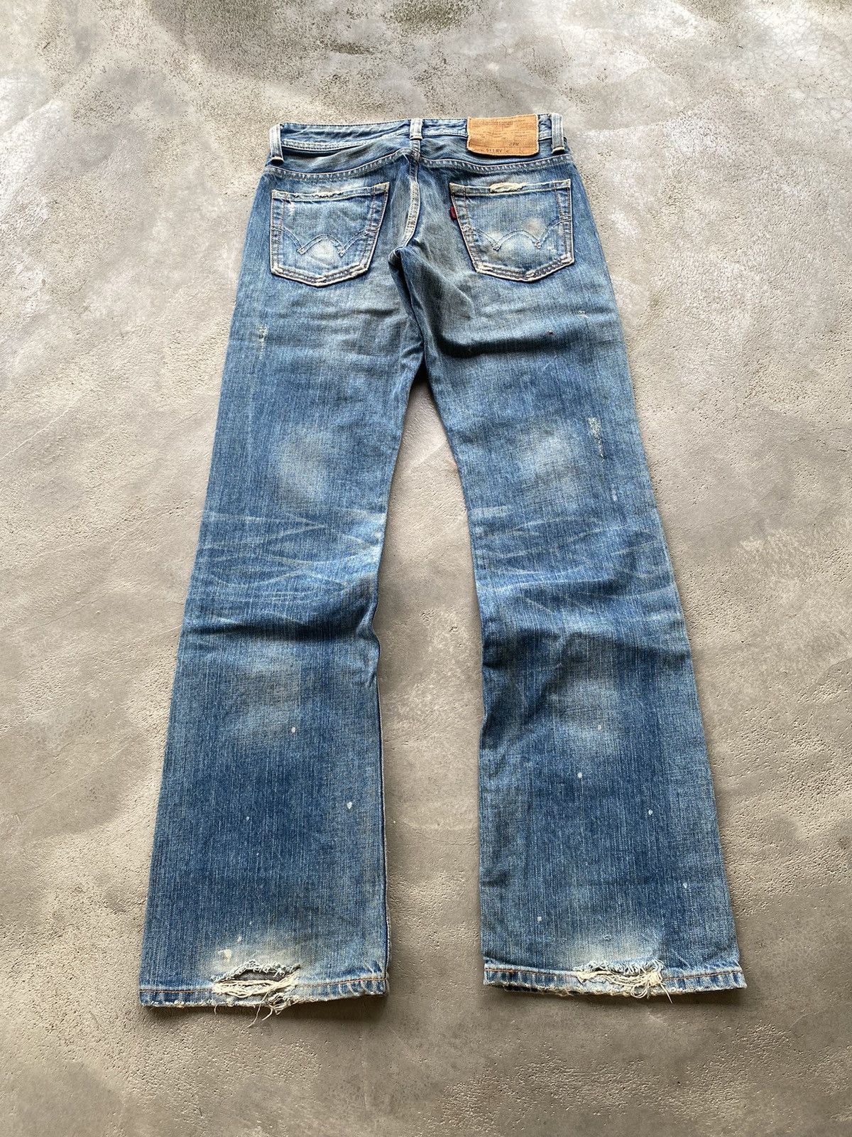 Edwin × If Six Was Nine × Japanese Brand Vintage Edwin Distressed Boot Cut Jeans Size US 30 / EU 46 - 2 Thumbnail