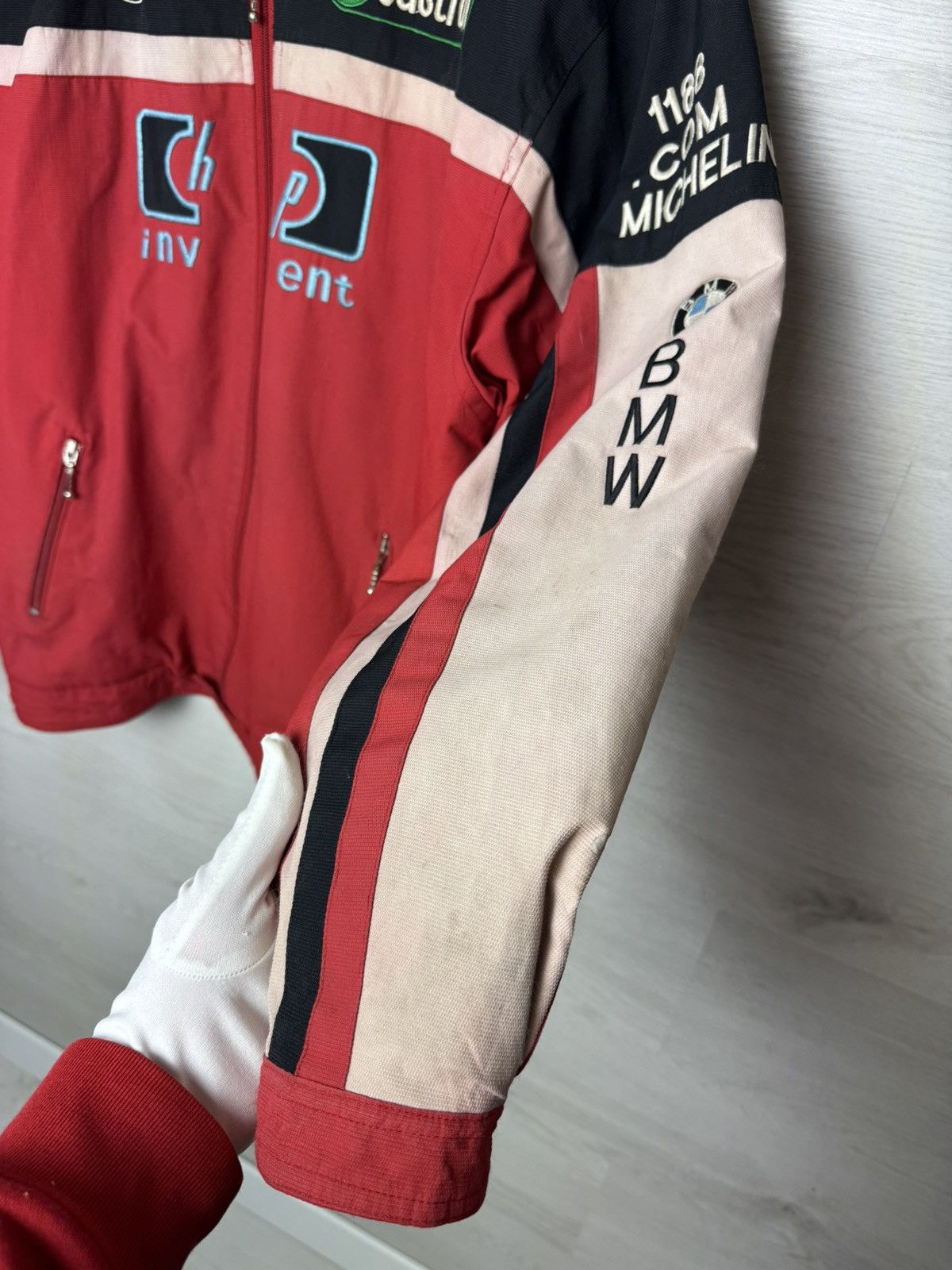BMW BMW Williams Racing F1 Formula Uno Jacket Red Vintage Size US L / EU 52-54 / 3 - 8 Thumbnail