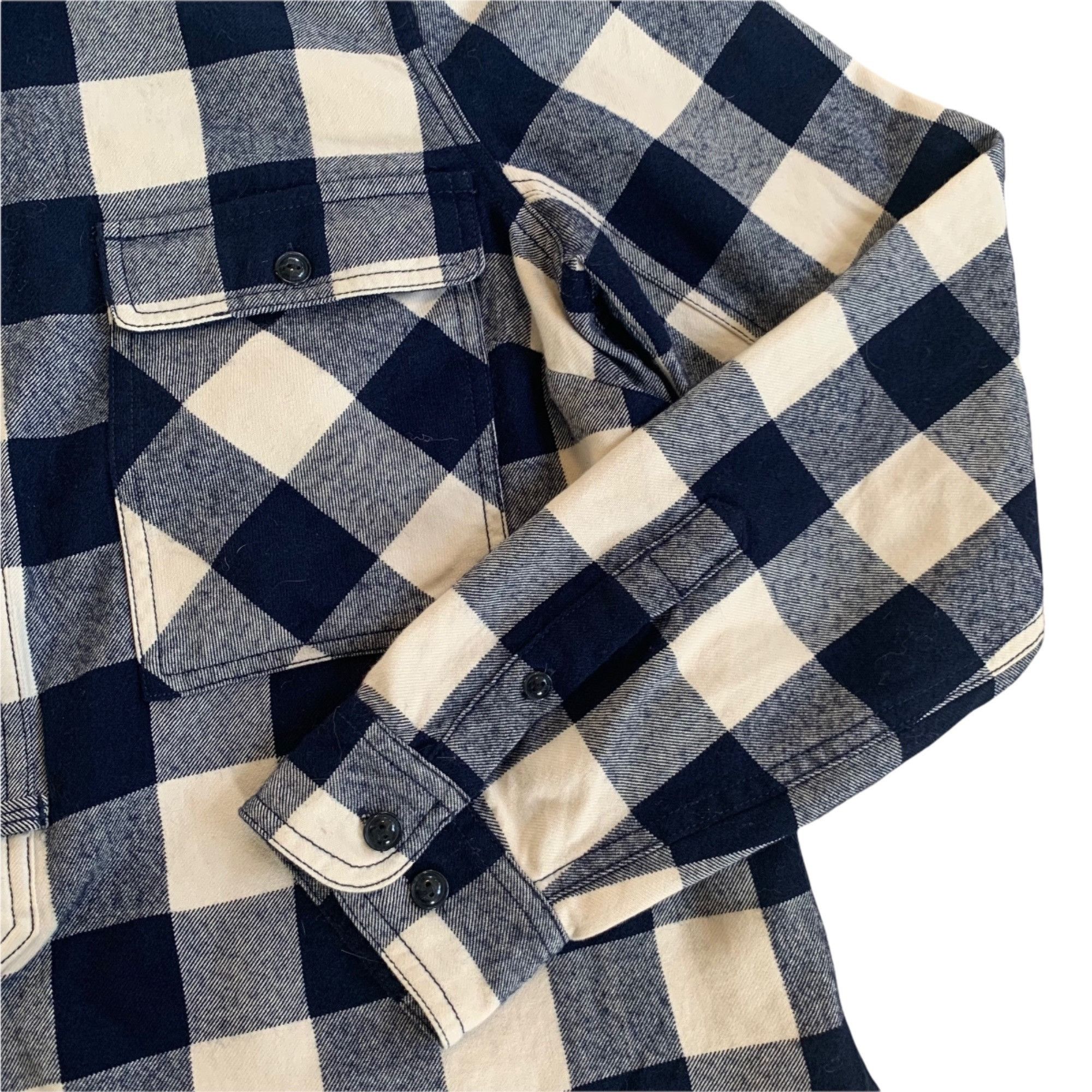 J.Crew J.Crew Wool Checked Pullover Flannel Shirt S Size US S / EU 44-46 / 1 - 4 Thumbnail