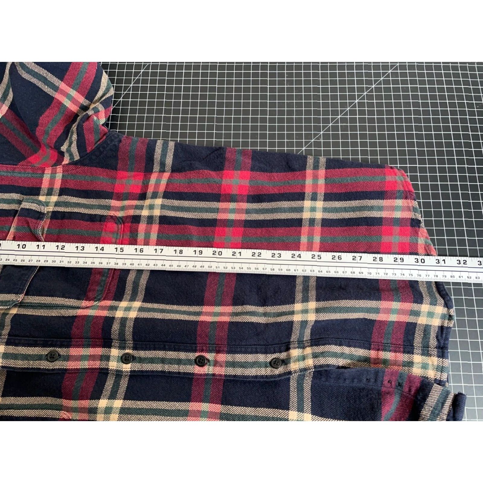 Eddie Bauer VTG Eddie Bauer Oversized Flannel Shirt Men Large Red Blue Plaid Heavyweight Cotton Cotton Flannel 90s Grunge Men’s Large Size US L / EU 52-54 / 3 - 6 Thumbnail