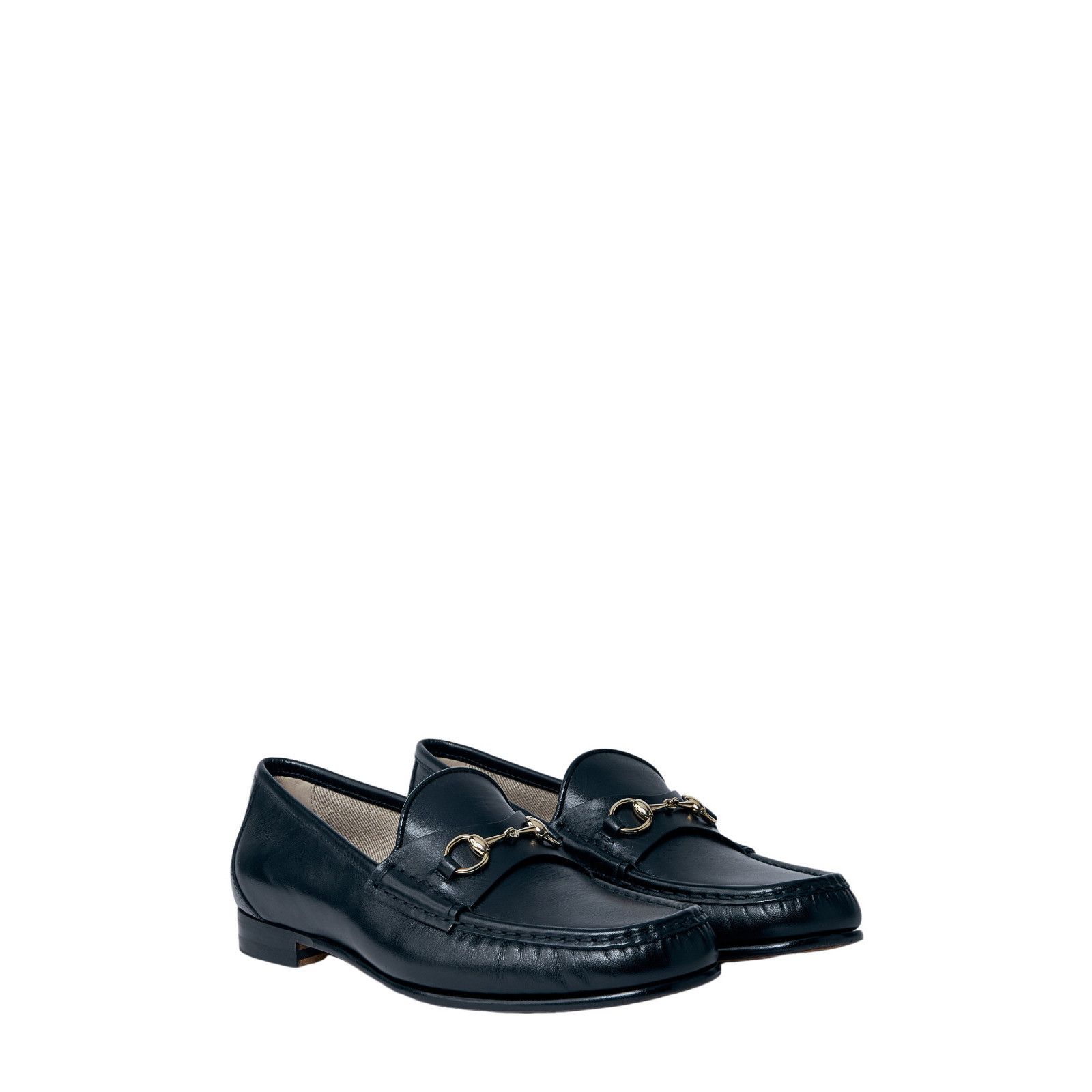 GUCCI Horsebit 1953 $1050 Women's Black Leather Loafers New