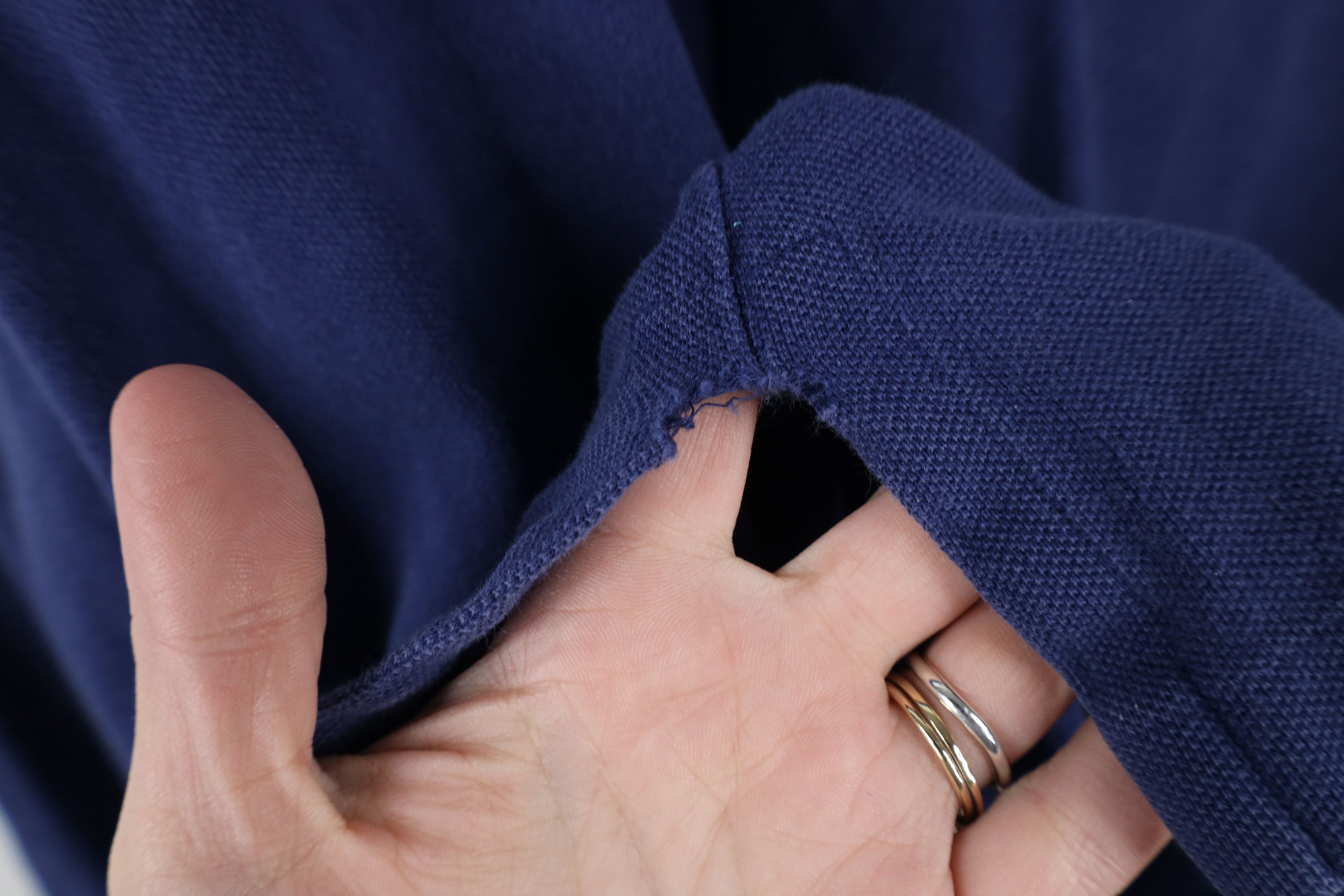 Ralph Lauren × Vintage Vintage 90s Ralph Lauren Cotton Knit Long Sleve Rugby Polo Size US XXL / EU 58 / 5 - 10 Thumbnail