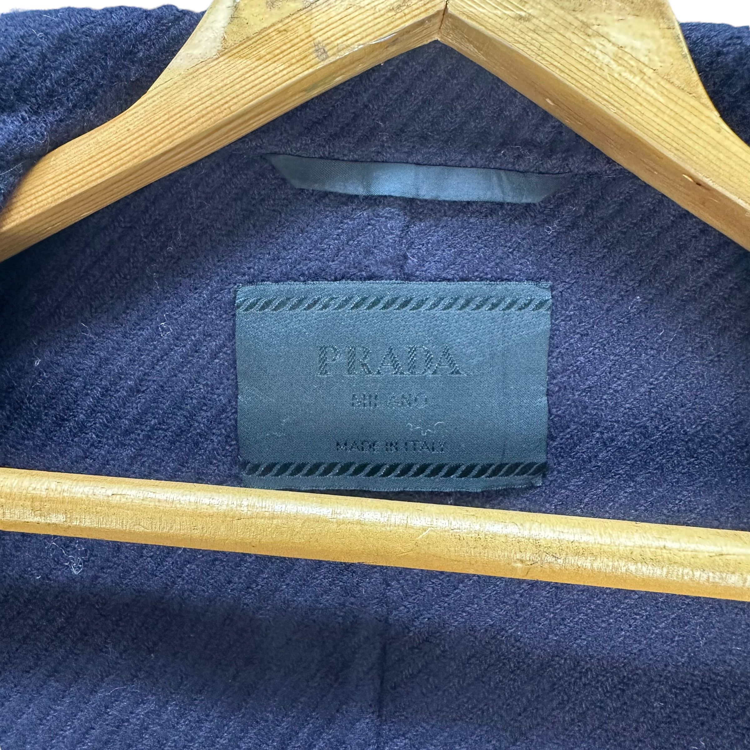 Prada PRADA MILANO PURPLE WOOL COAT #7781-171 Size S / US 4 / IT 40 - 8 Thumbnail
