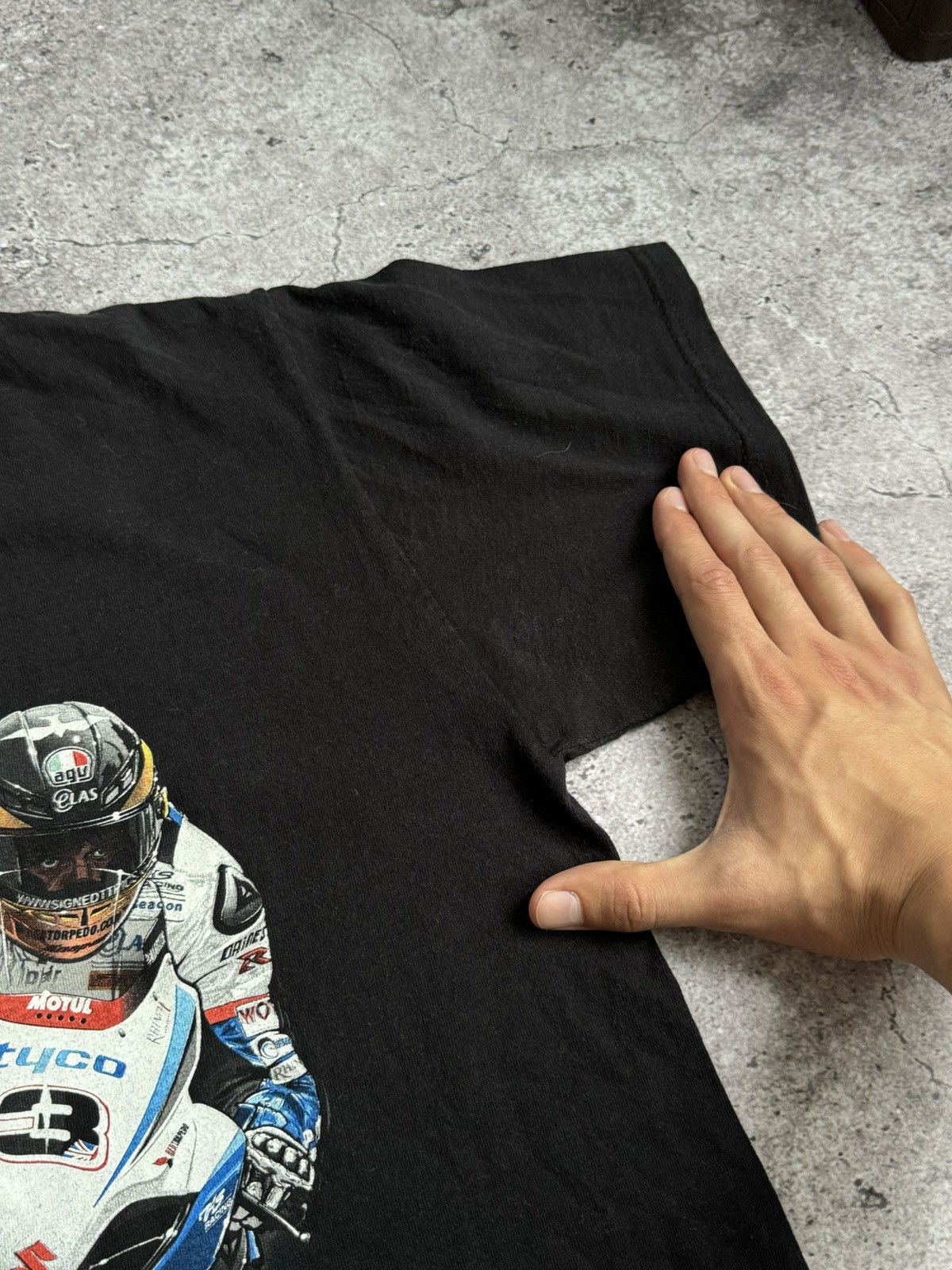 Vintage Vintage moto Racer TT closer to the edge black t-shirt Size US L / EU 52-54 / 3 - 6 Thumbnail