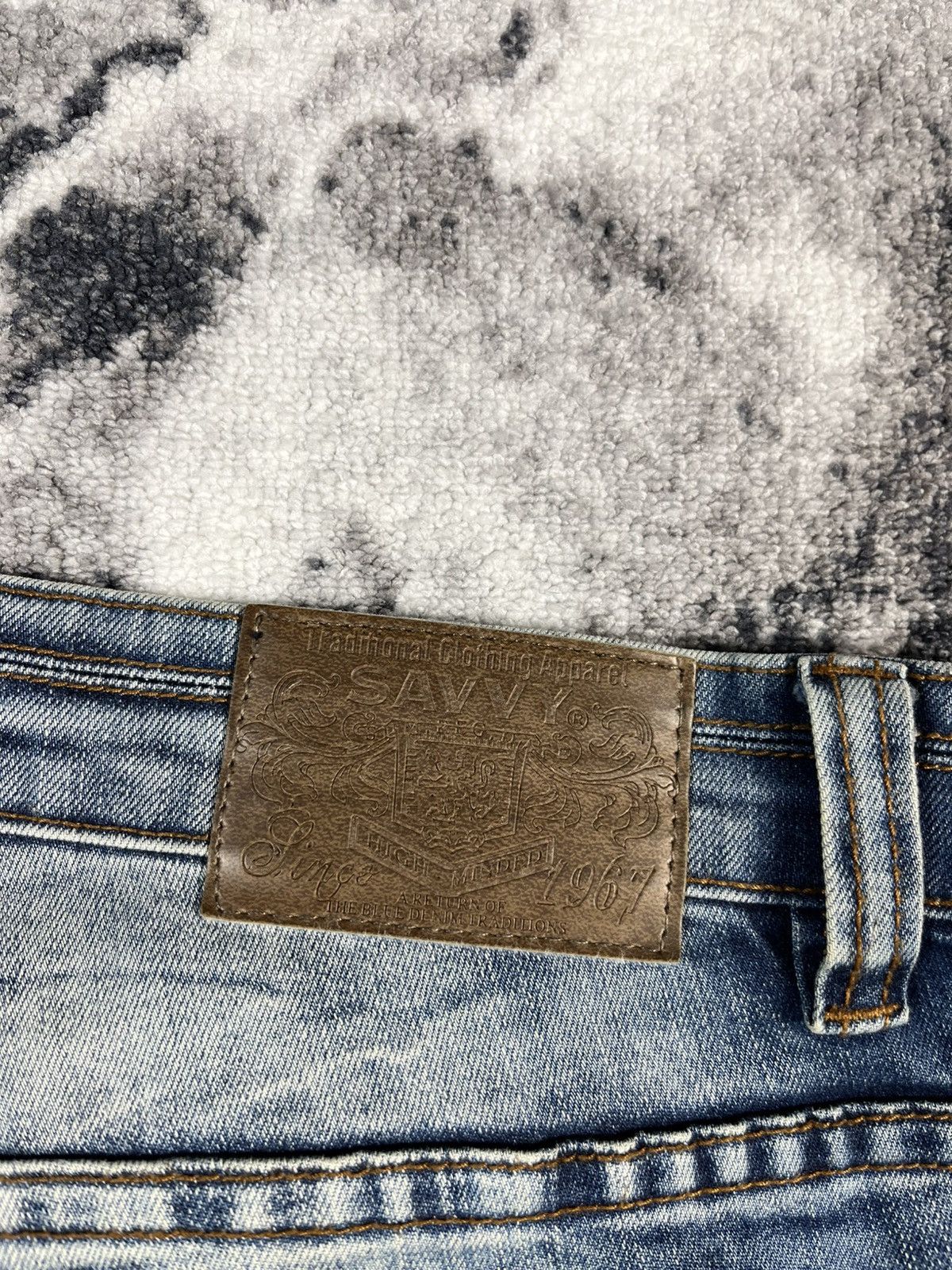 Other Savvy Denim Distressed Jeans Fade Wash W40 Size US 40 / EU 56 - 18 Thumbnail