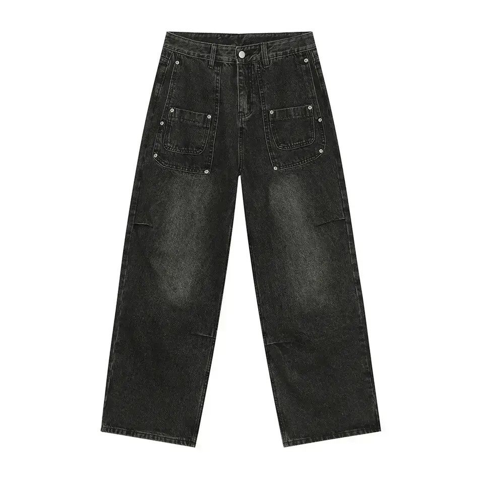 Japanese Brand Retro patchwork pocket high street jeans Size US 32 / EU 48 - 6 Thumbnail