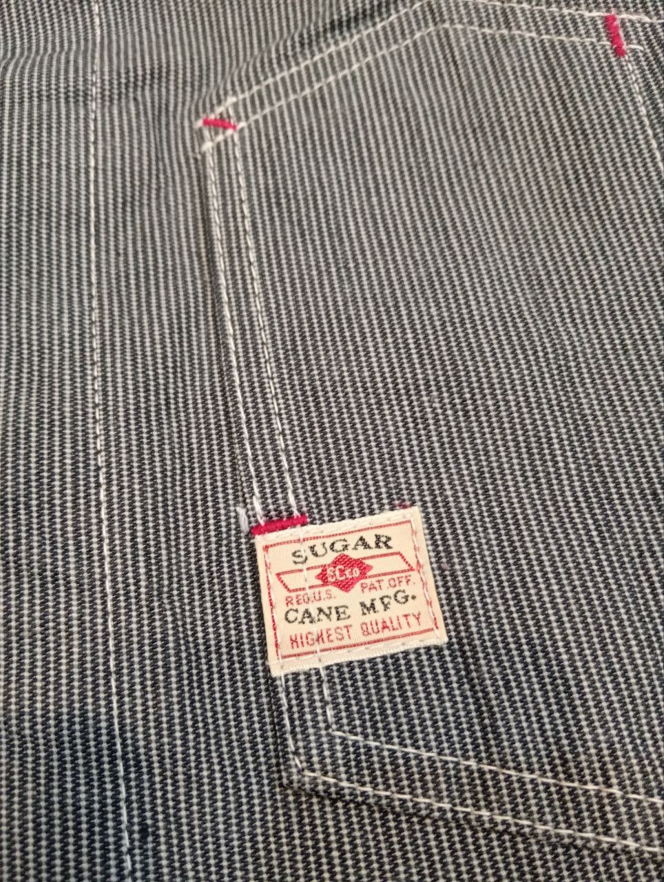 Sugar Cane SUGARCANE TOYO ENTERPRISE HICKORY STRIPE WORK COAT - SIZE 40 Size US L / EU 52-54 / 3 - 7 Thumbnail