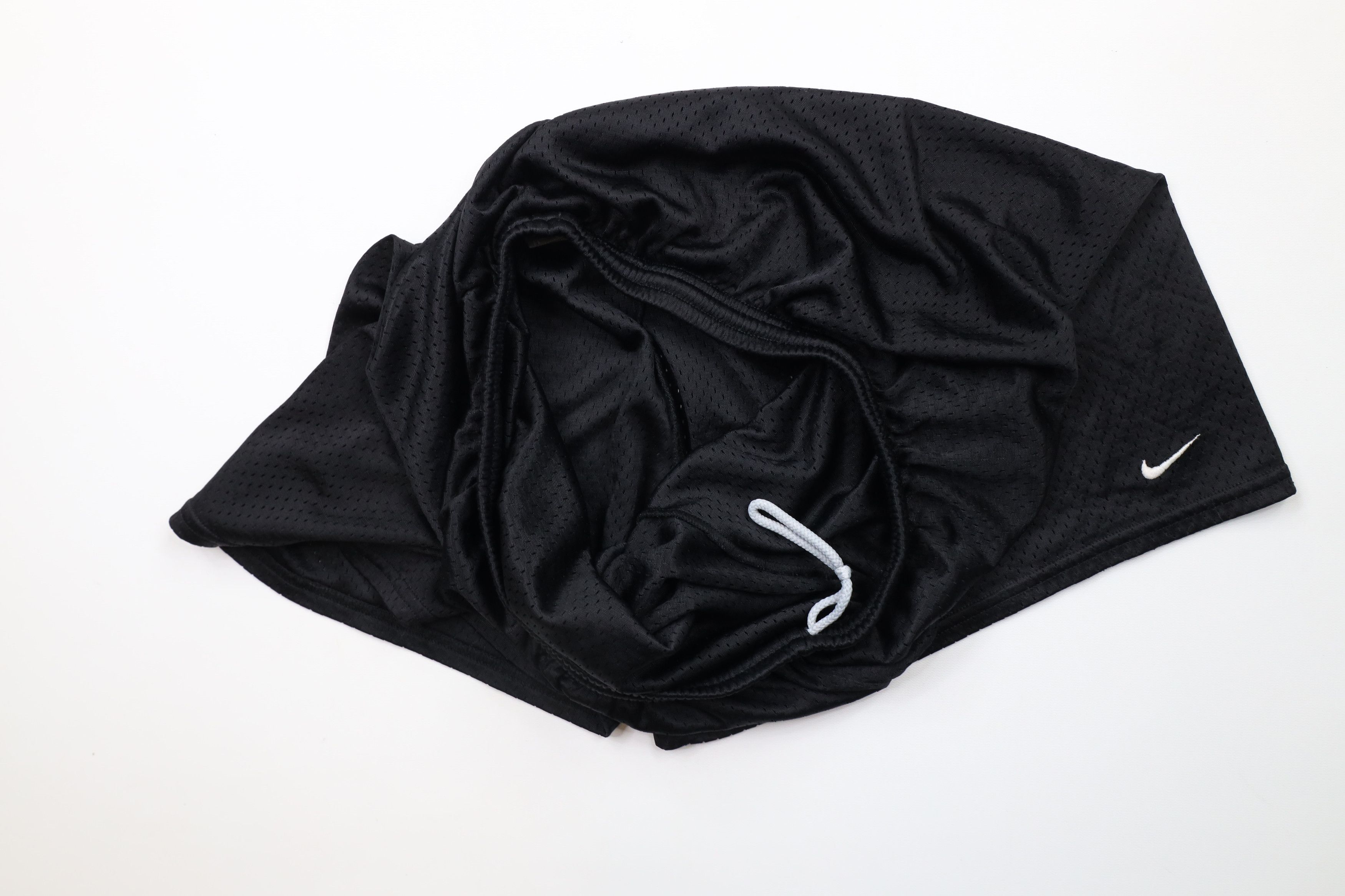 Nike × Vintage Vintage Nike Scott Mini Swoosh Above Knee Mesh Shorts Black Size US 34 / EU 50 - 8 Thumbnail