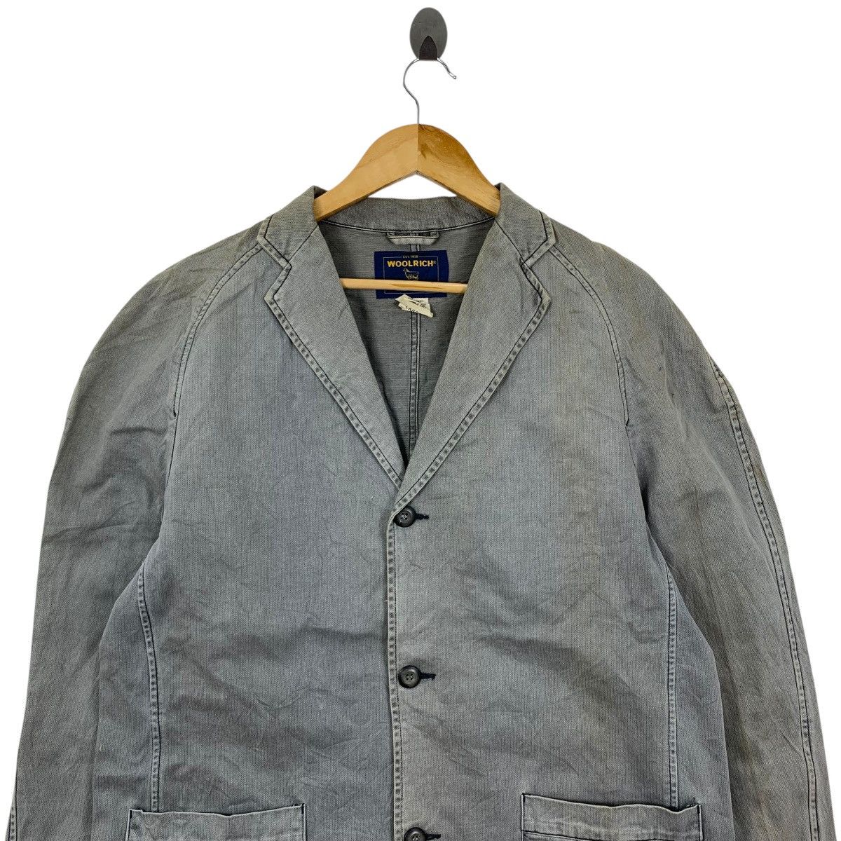 Vintage Vintage WOOLRICH USA Three Buttons Blazer Coat Jacket Size US L / EU 52-54 / 3 - 2 Thumbnail